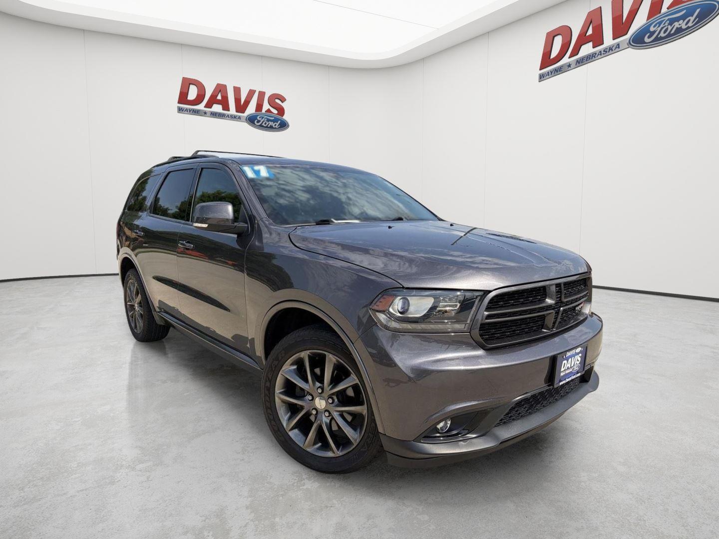 Granite Metallic Clearcoat 2017 Dodge Durango SUV / Crossover All-Wheel Drive 8-Speed Automatic