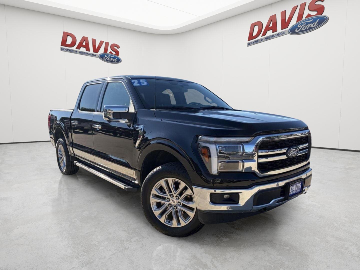 Agate Black 2025 Ford F-150 Pickup Truck Four-Wheel Drive Automatic