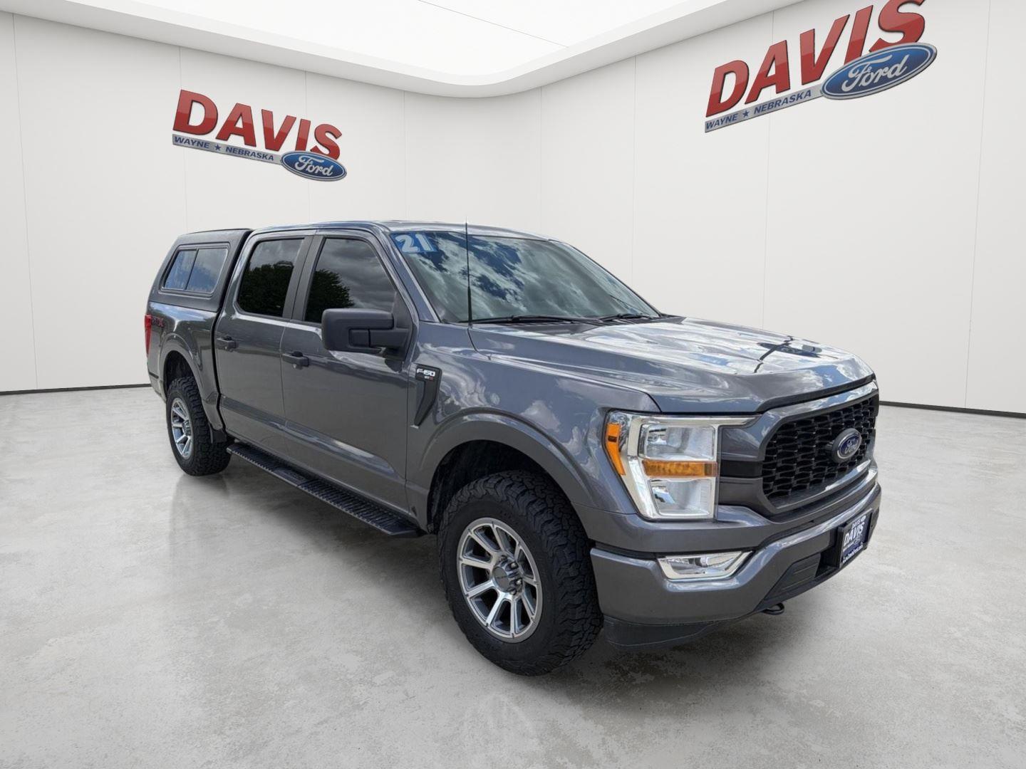 Carbonized Gray 2021 Ford F-150 Pickup Truck Four-Wheel Drive Automatic