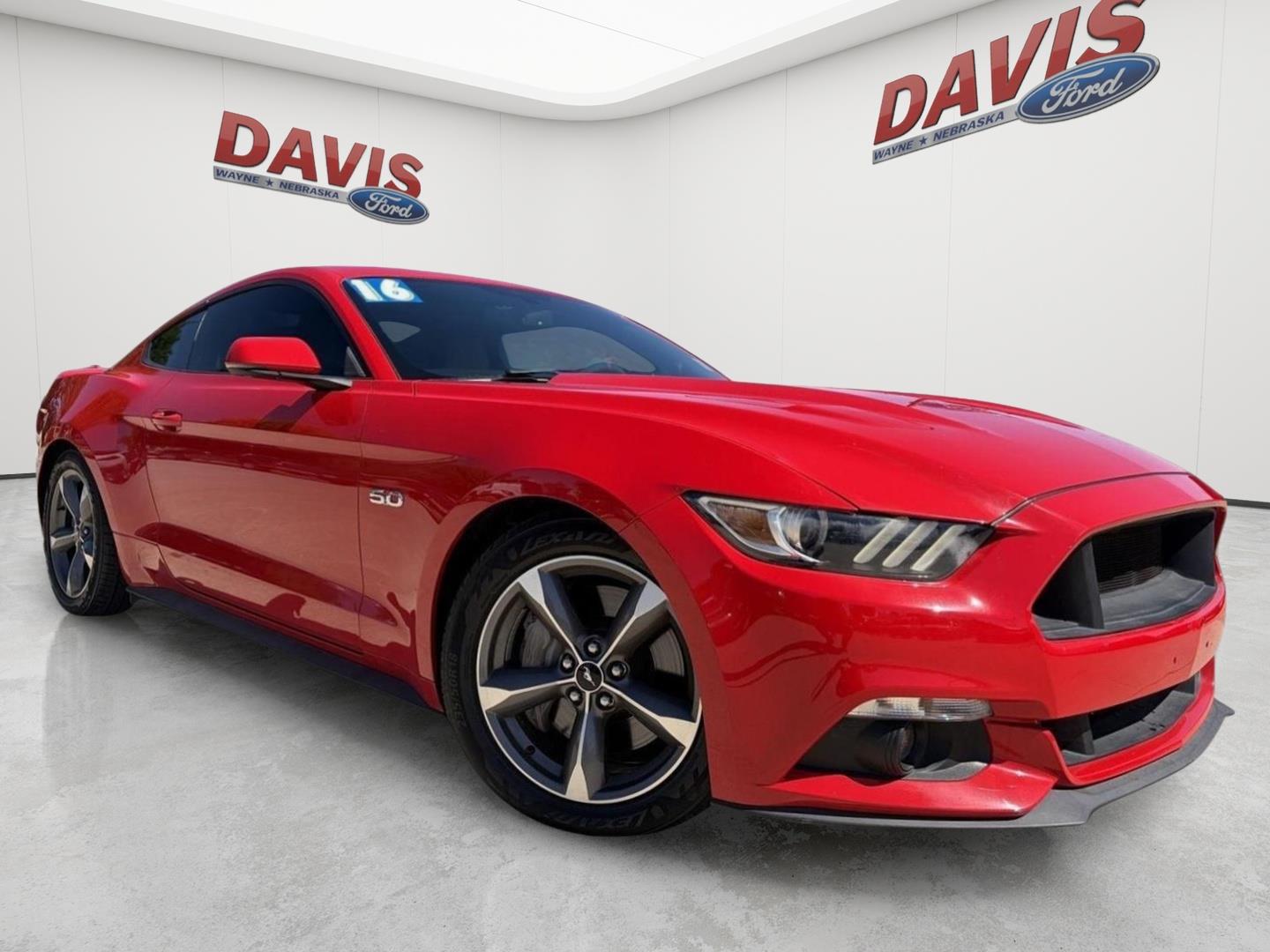 Race Red 2016 Ford Mustang Coupe Rear-Wheel Drive 6-Speed Automatic
