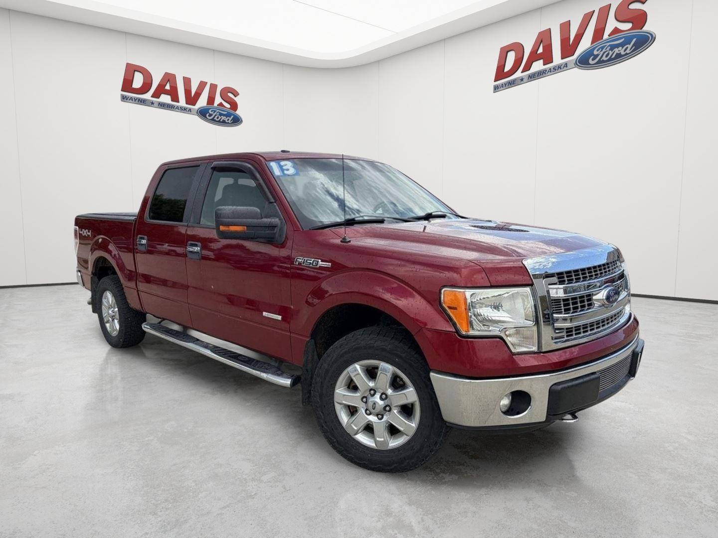 Ruby Red Metallic Tinted Clear Coat 2013 Ford F-150 Pickup Truck Four-Wheel Drive 6-Speed Automatic