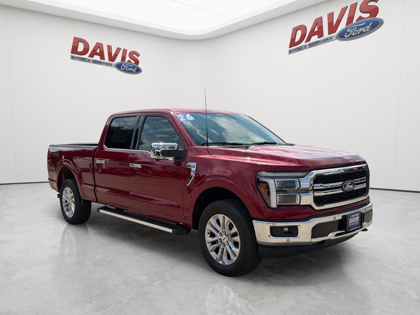Ruby Red Metallic Tinted Clearcoat 2026 Ford F-150 Pickup Truck Four-Wheel Drive Automatic