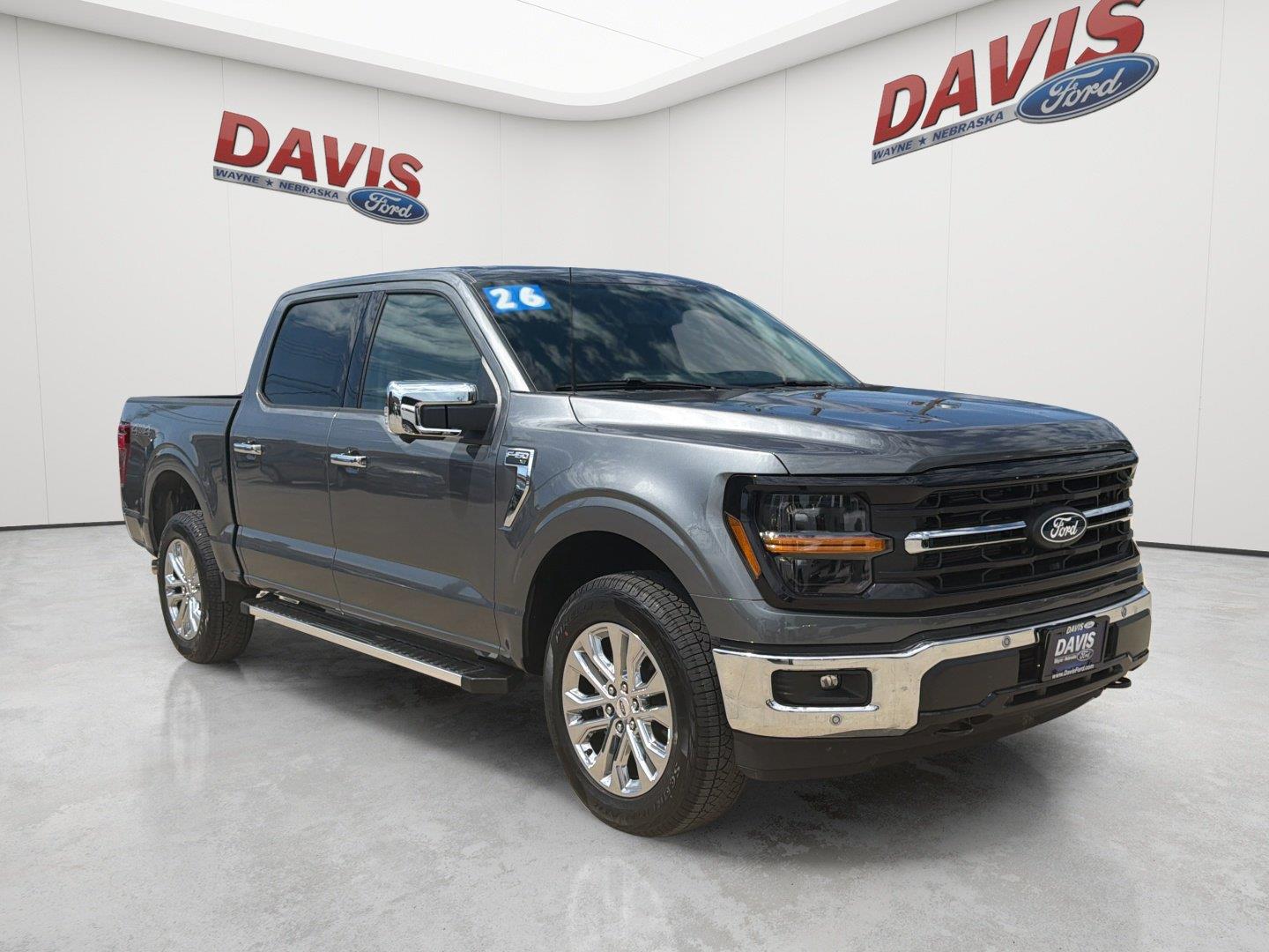 Carbonized Gray 2026 Ford F-150 Pickup Truck Four-Wheel Drive Automatic