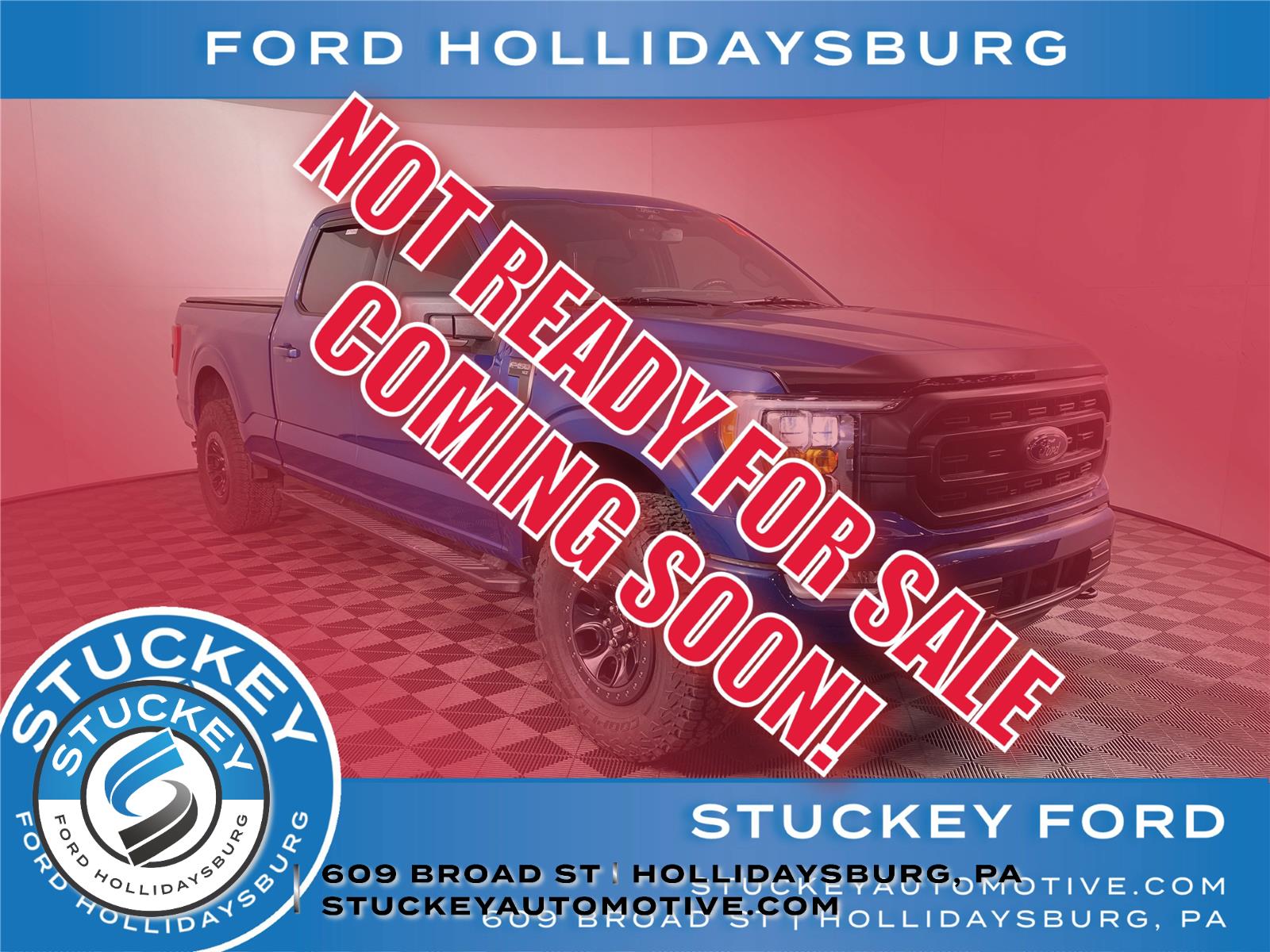 Atlas Blue 2022 Ford F-150 XLT SuperCrew 4WD Pickup Truck Four-Wheel Drive Automatic