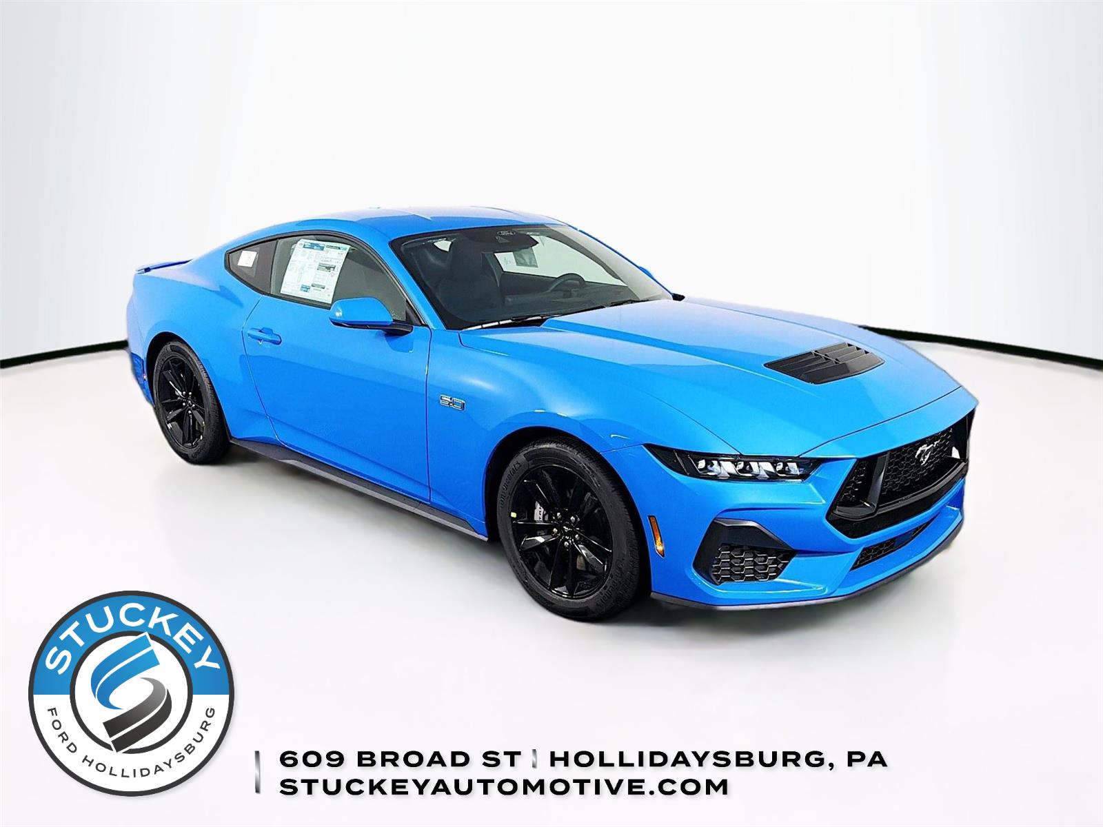 Grabber Blue 2026 Ford Mustang Coupe Rear-Wheel Drive Automatic