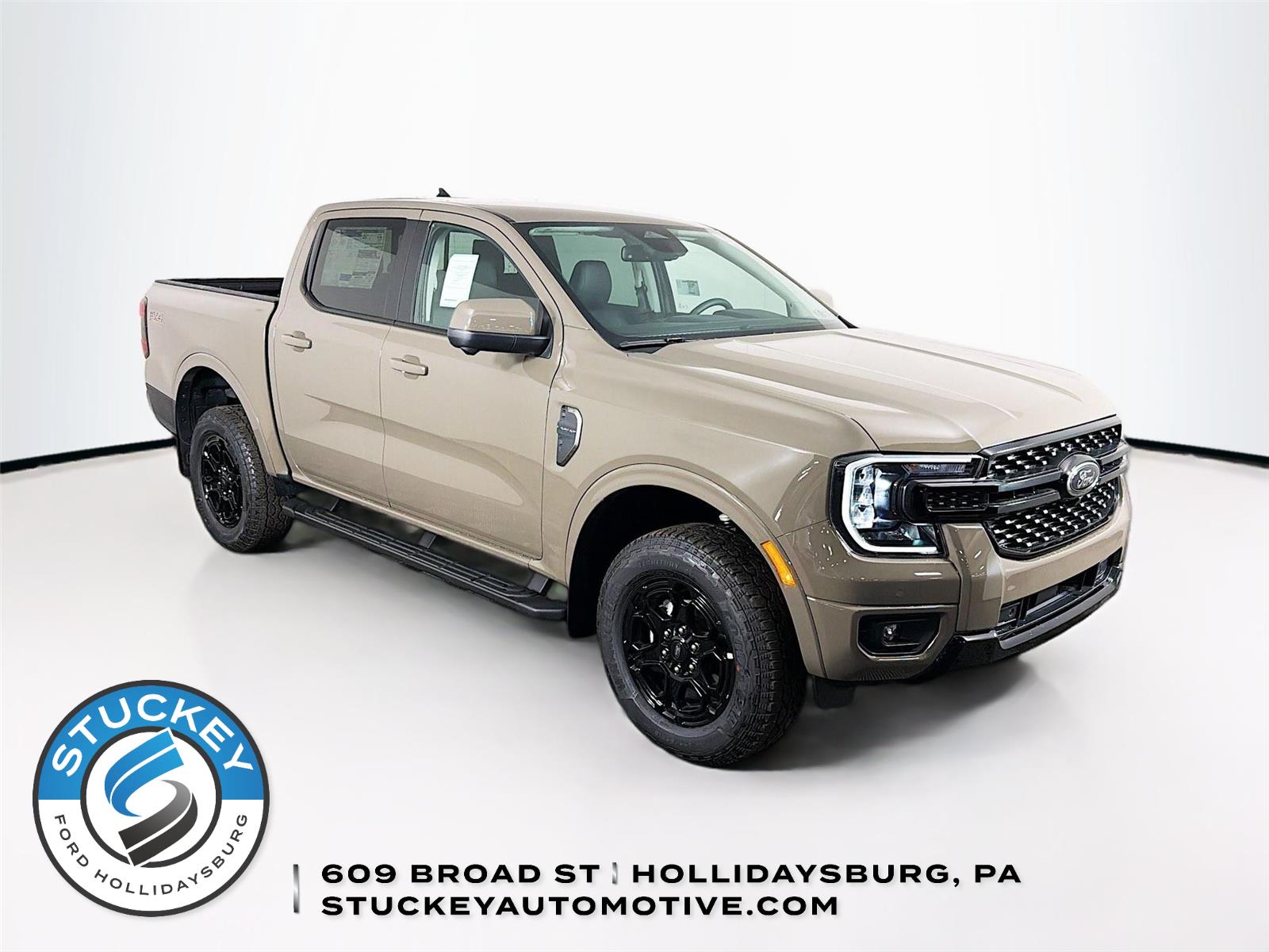 Marsh Gray 2026 Ford Ranger Lariat SuperCrew 4WD Pickup Truck Four-Wheel Drive Automatic