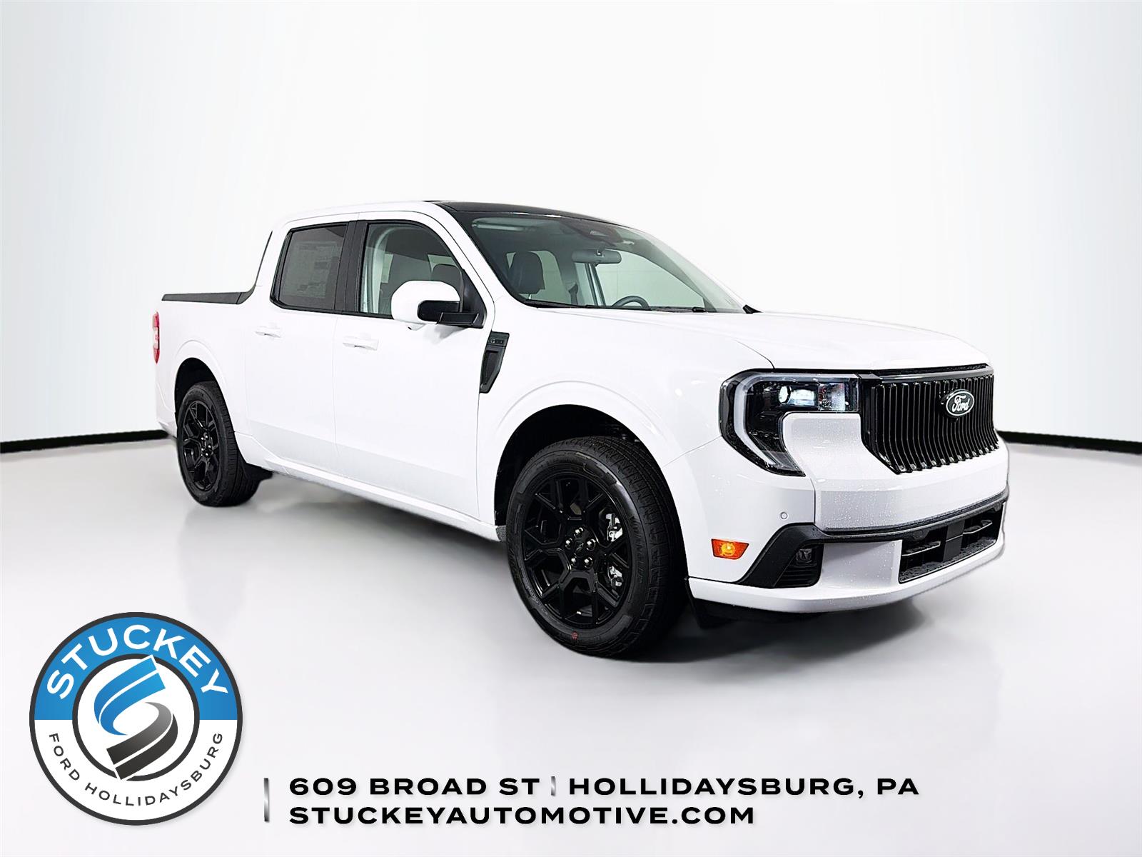 Oxford White 2025 Ford Maverick Lobo SuperCrew AWD Pickup Truck All-Wheel Drive 7-Speed Automatic