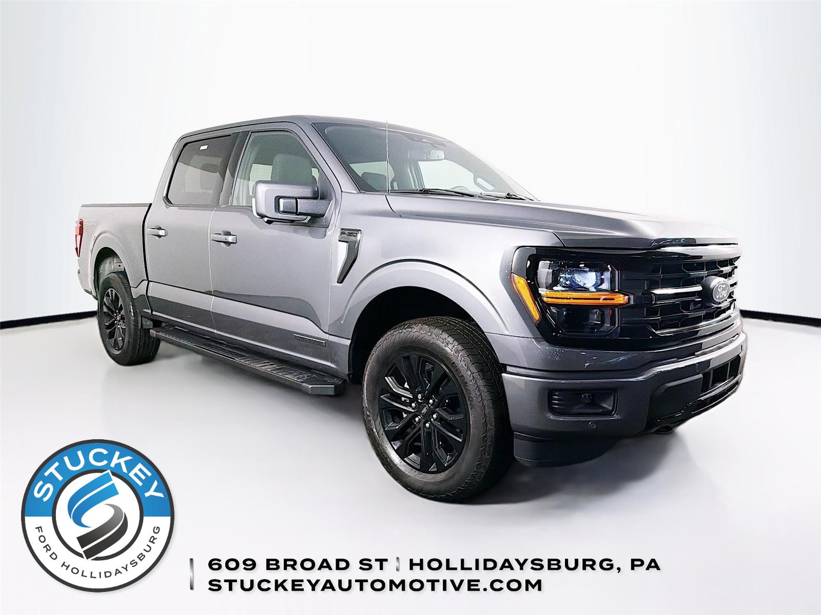 Carbonized Gray 2024 Ford F-150 XLT SuperCrew 4WD Pickup Truck Four-Wheel Drive Automatic