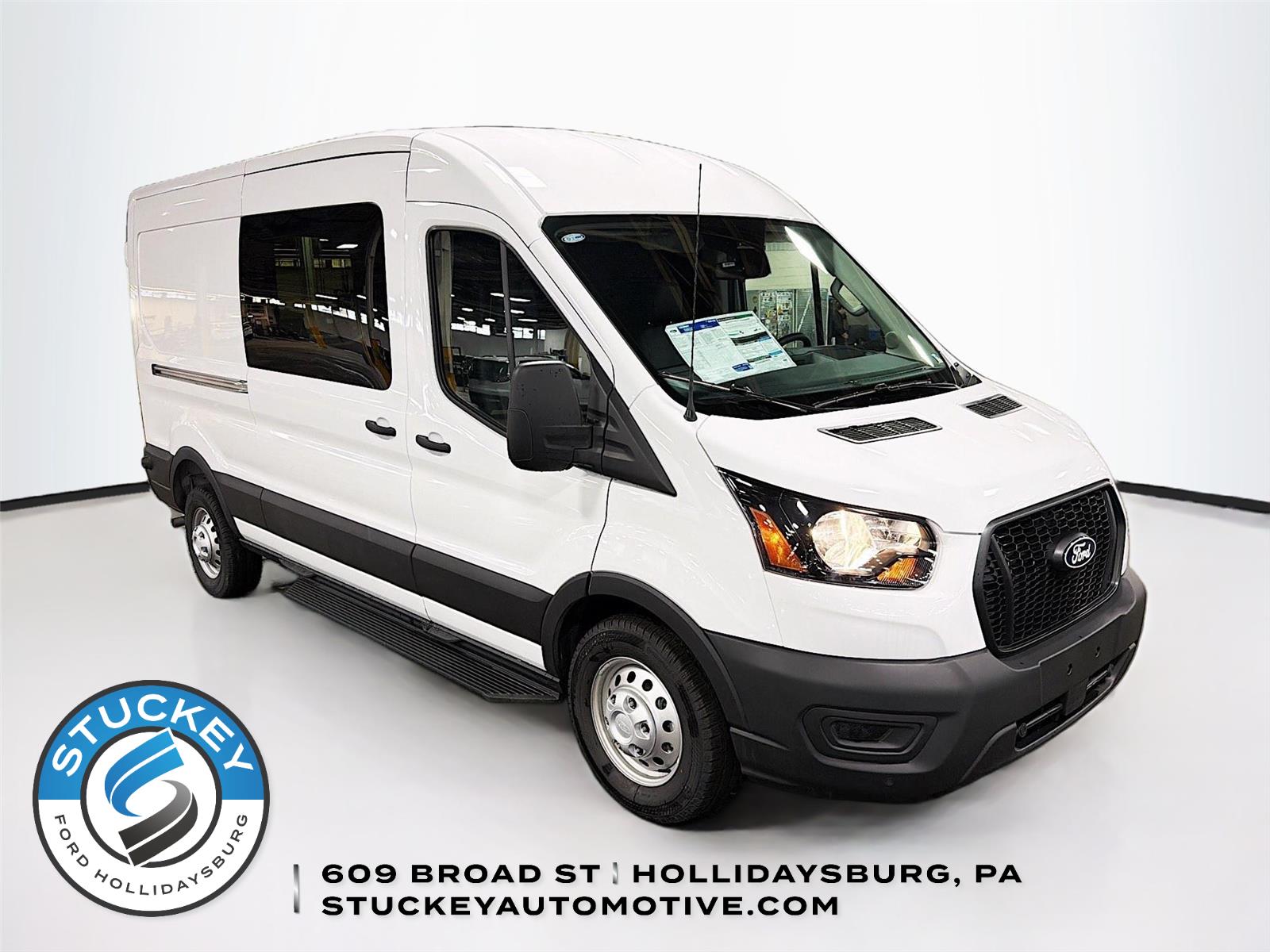 Oxford White 2026 Ford Transit Cargo 350 Medium LB Roof AWD Van All-Wheel Drive Automatic