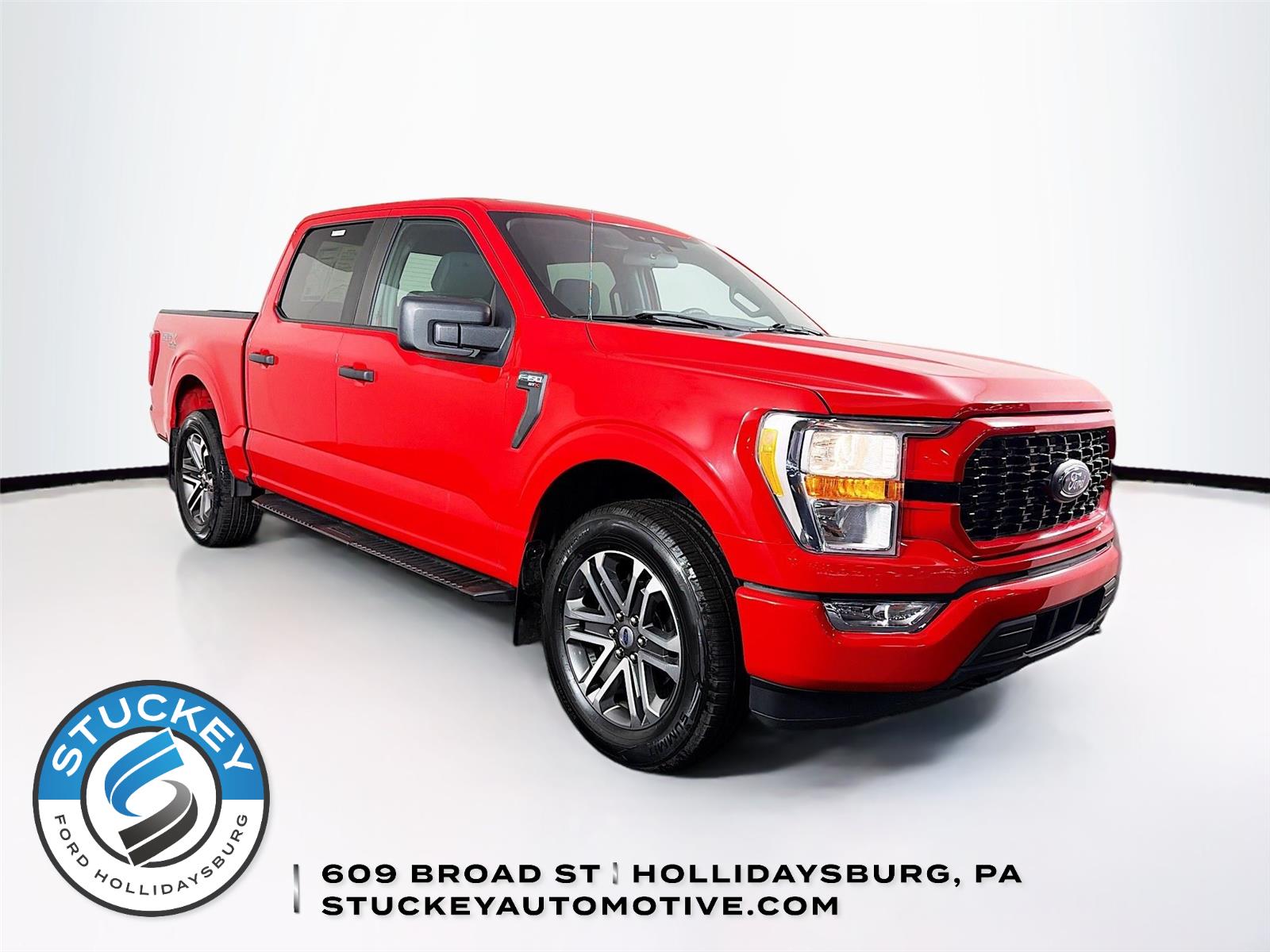 Race Red 2021 Ford F-150 XL SuperCrew 4WD Pickup Truck Four-Wheel Drive Automatic