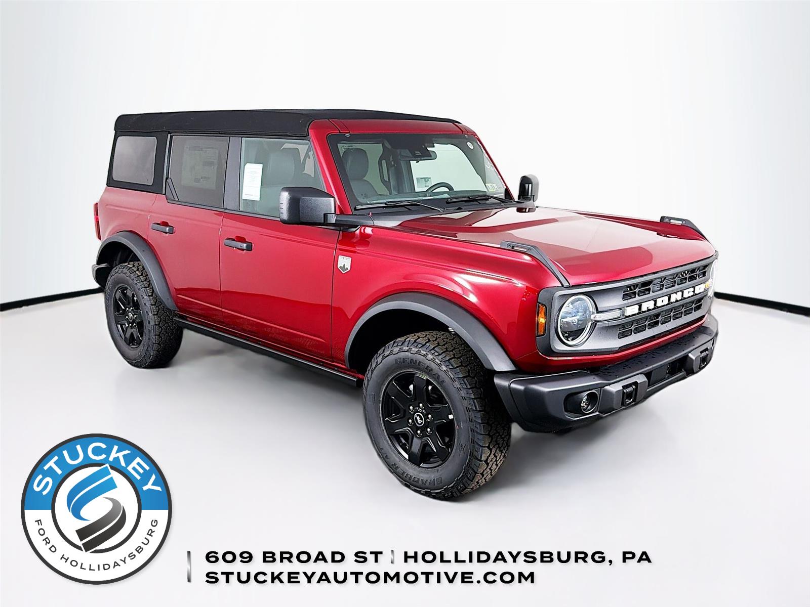Ruby Red Metallic Tinted Clearcoat 2025 Ford Bronco Big Bend 4-Door 4WD SUV / Crossover Four-Wheel Drive Automatic