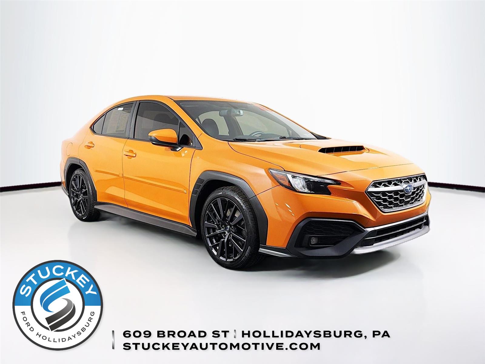 Solar Orange Pearl 2022 Subaru WRX Premium AWD Sedan All-Wheel Drive Manual