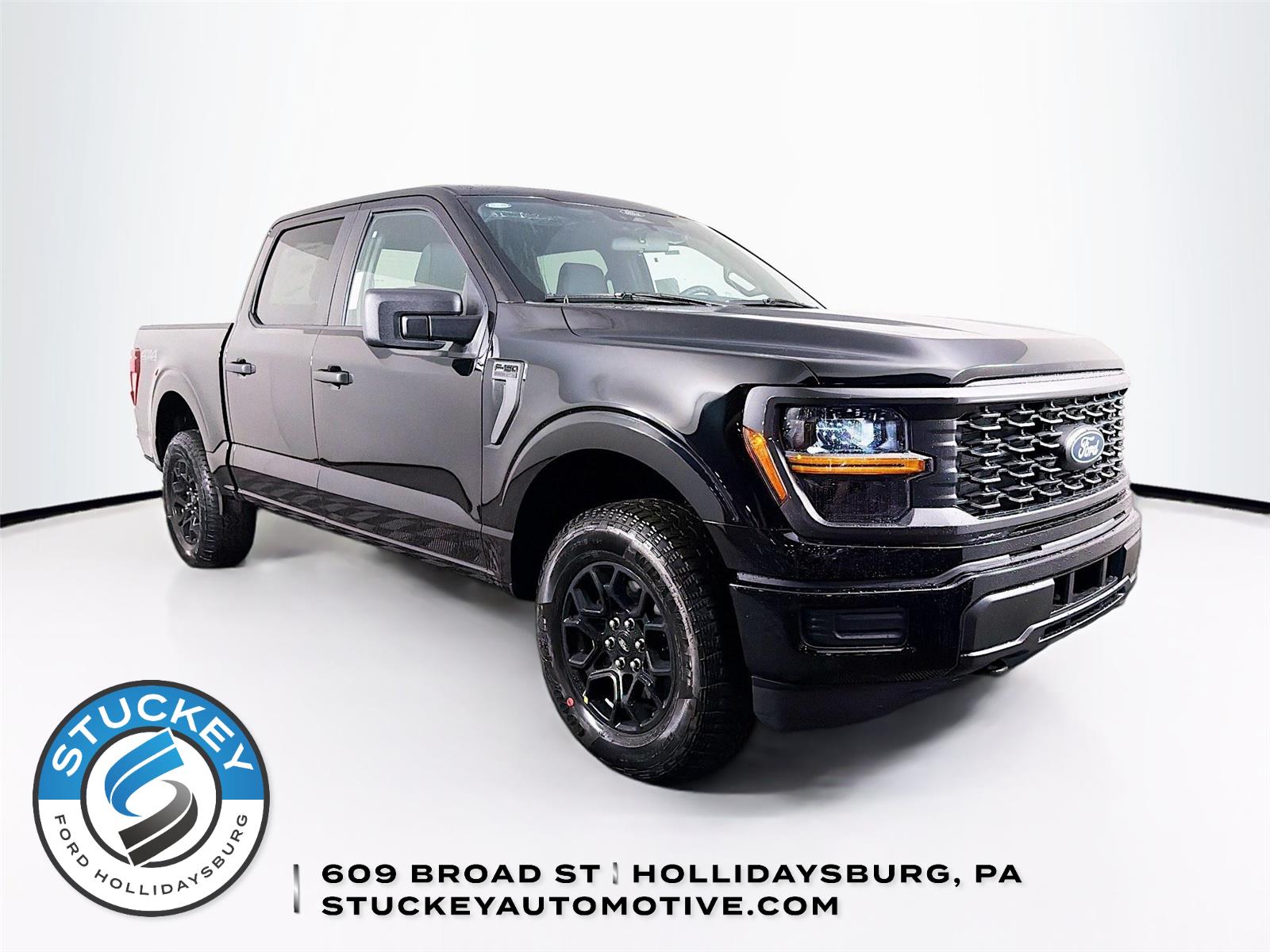 Agate Black 2026 Ford F-150 STX SuperCrew 4WD Pickup Truck Four-Wheel Drive Automatic