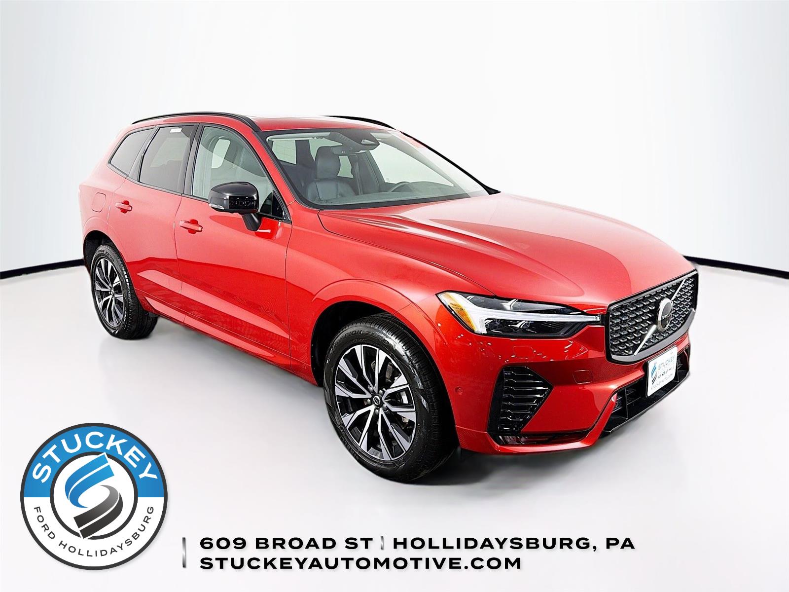 Fusion Red Metallic 2024 Volvo XC60 B5 Plus Dark Theme AWD SUV / Crossover All-Wheel Drive Automatic