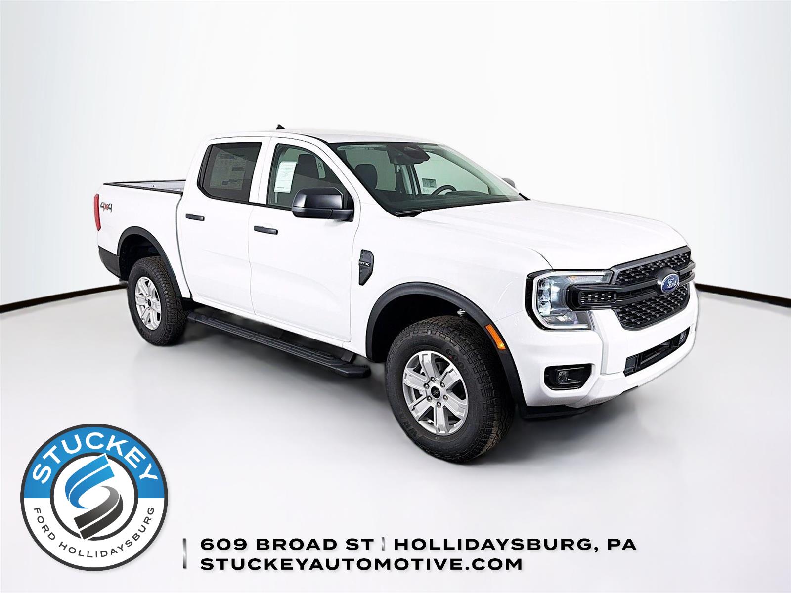 Oxford White 2026 Ford Ranger XL SuperCrew 4WD Pickup Truck Four-Wheel Drive Automatic