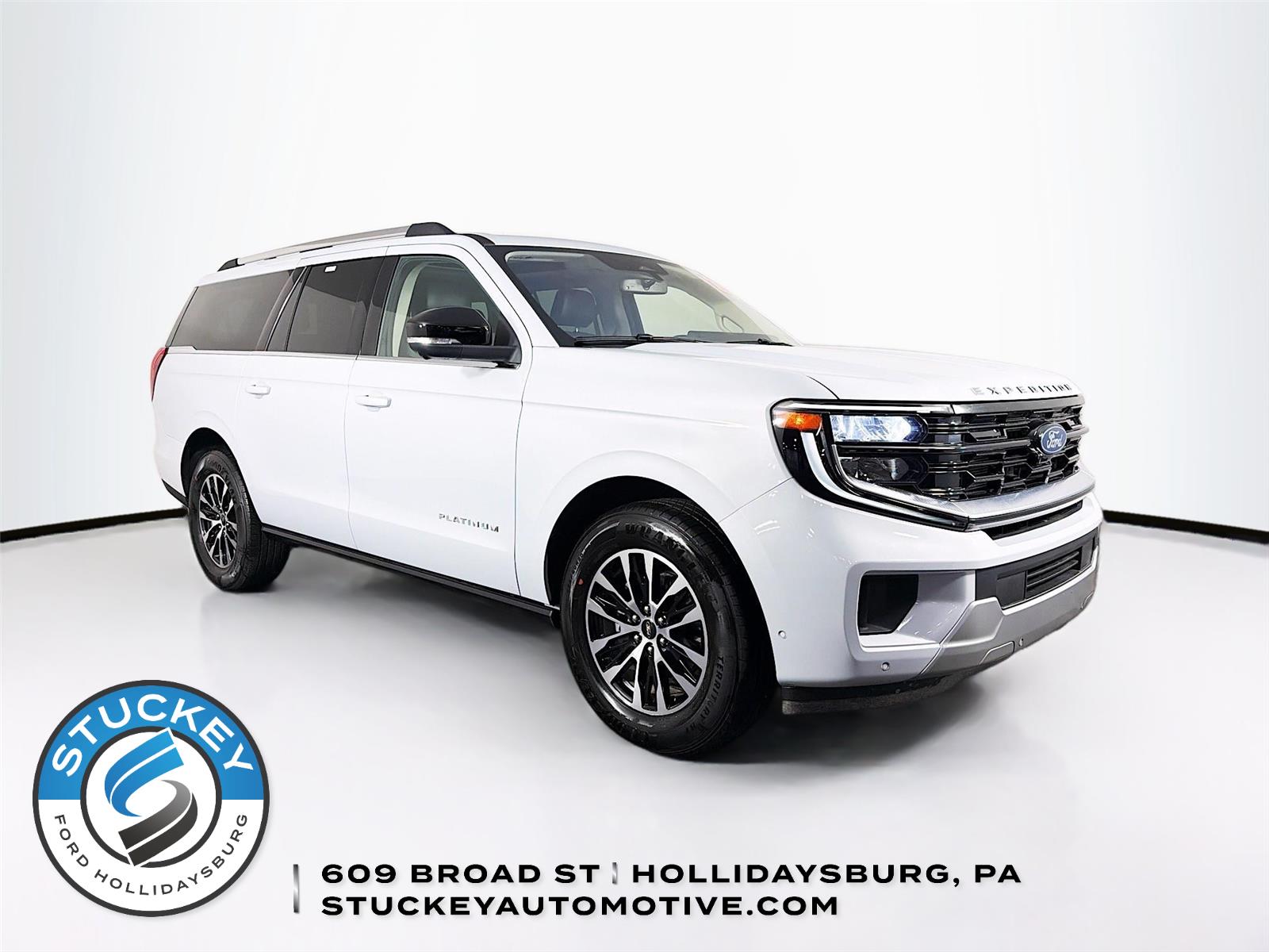 Space Silver 2025 Ford Expedition MAX Platinum 4WD SUV / Crossover Four-Wheel Drive Automatic