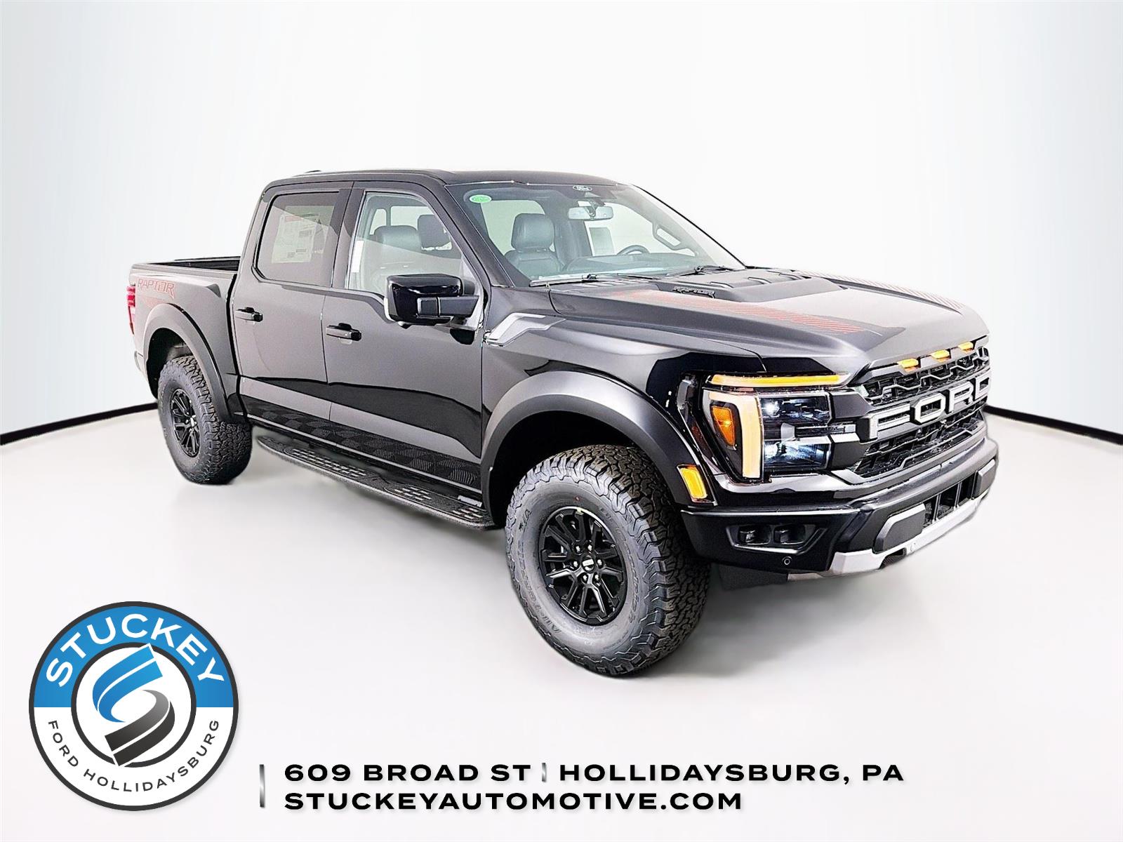 Agate Black Metallic 2026 Ford F-150 Raptor SuperCrew 4WD Pickup Truck Four-Wheel Drive Automatic