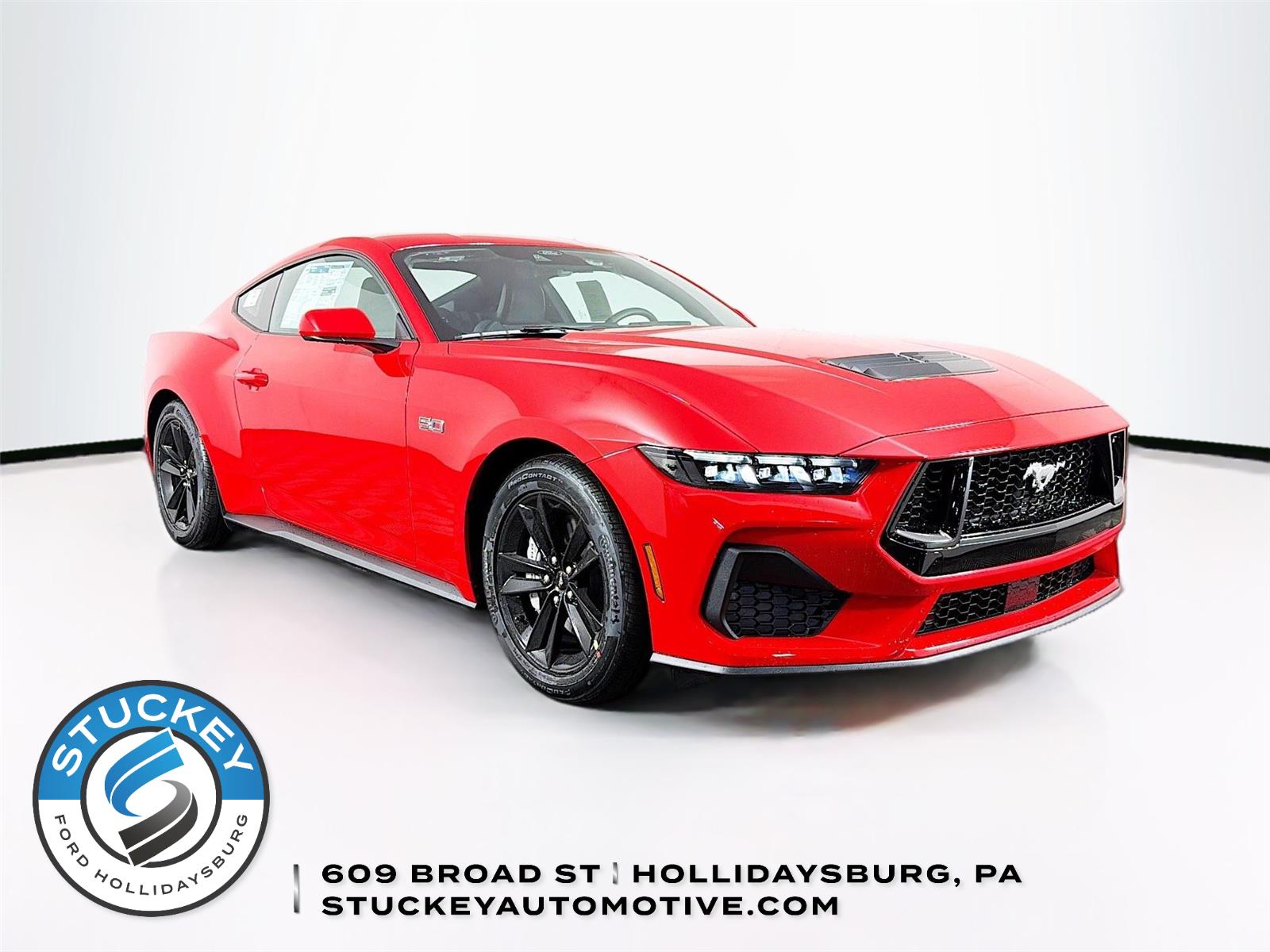 Race Red 2026 Ford Mustang GT Fastback RWD Coupe Rear-Wheel Drive Automatic