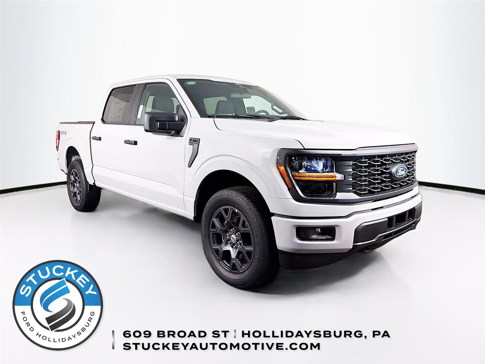 Avalanche Gray 2026 Ford F-150 STX SuperCrew 4WD Pickup Truck Four-Wheel Drive Automatic