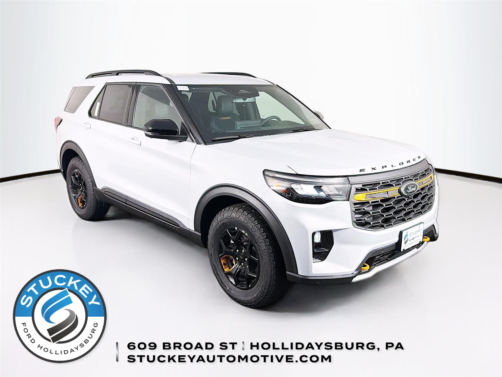 Space White 2026 Ford Explorer Tremor AWD SUV / Crossover All-Wheel Drive Automatic