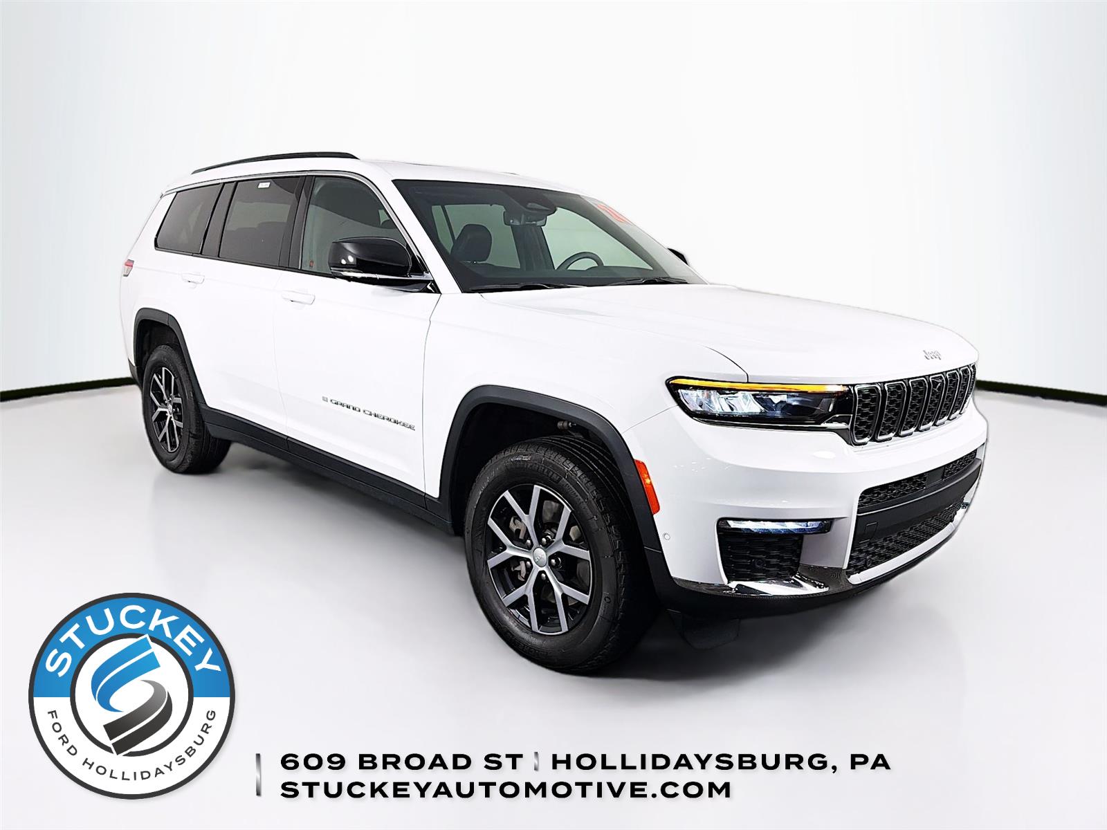 Bright White Clearcoat 2024 Jeep Grand Cherokee L Limited 4WD SUV / Crossover Four-Wheel Drive 8-Speed Automatic