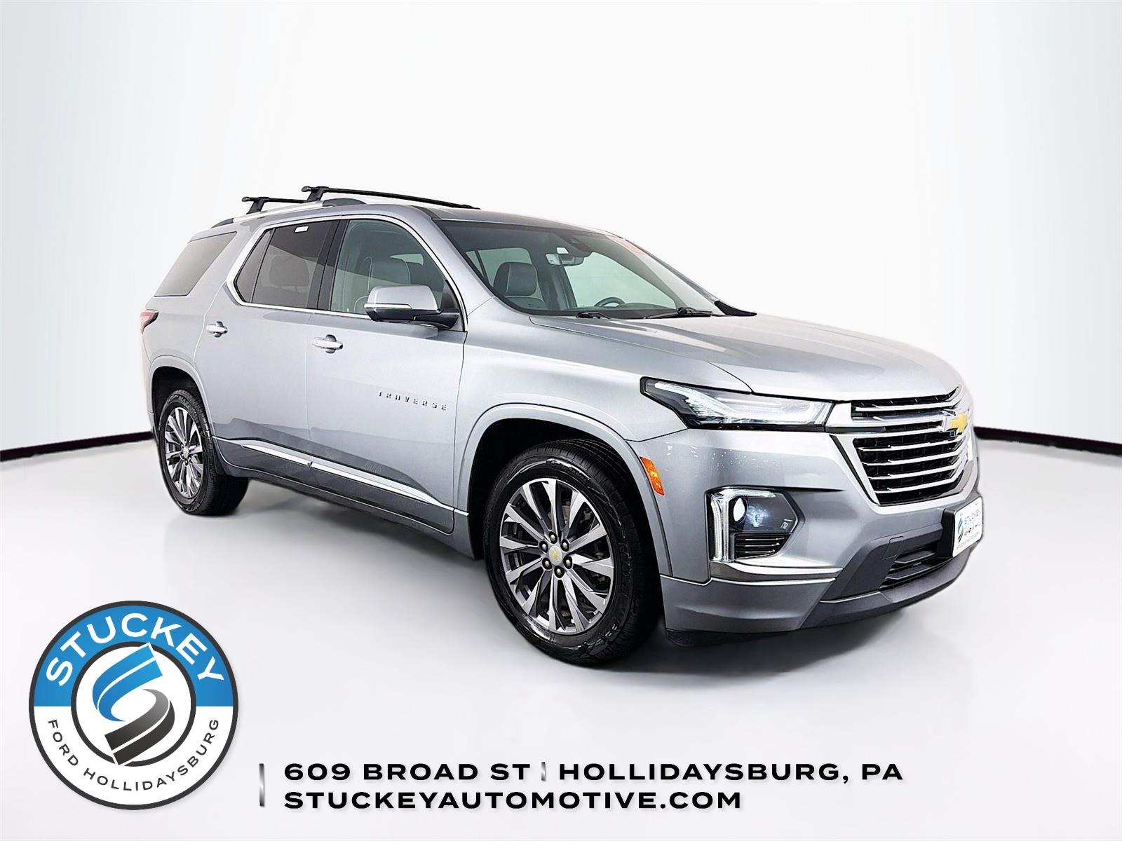 Sterling Gray Metallic 2023 Chevrolet Traverse Premier AWD SUV / Crossover Four-Wheel Drive 9-Speed Automatic