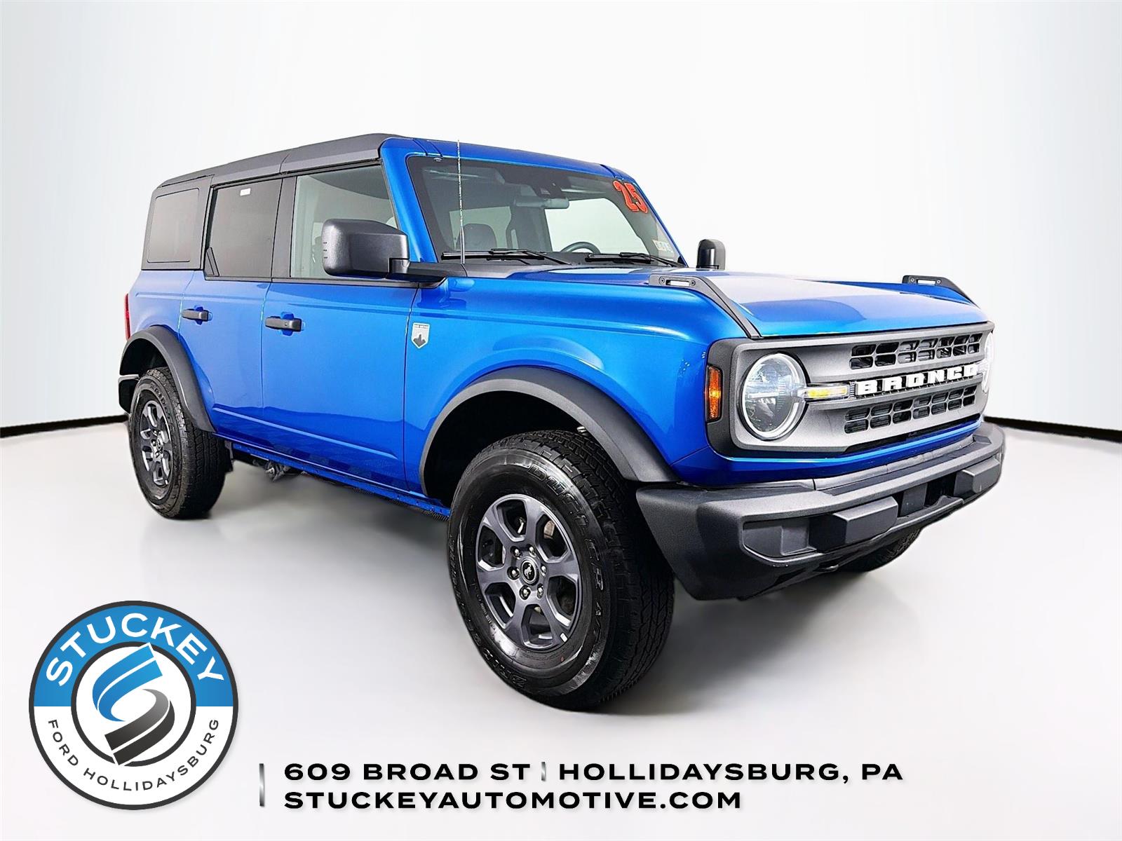 Velocity Blue 2025 Ford Bronco Big Bend 4-Door 4WD SUV / Crossover Four-Wheel Drive Automatic