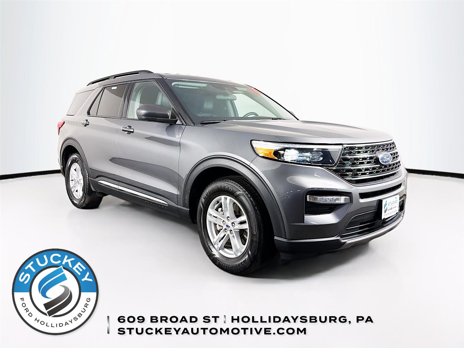 Carbonized Gray 2023 Ford Explorer XLT AWD SUV / Crossover All-Wheel Drive Automatic