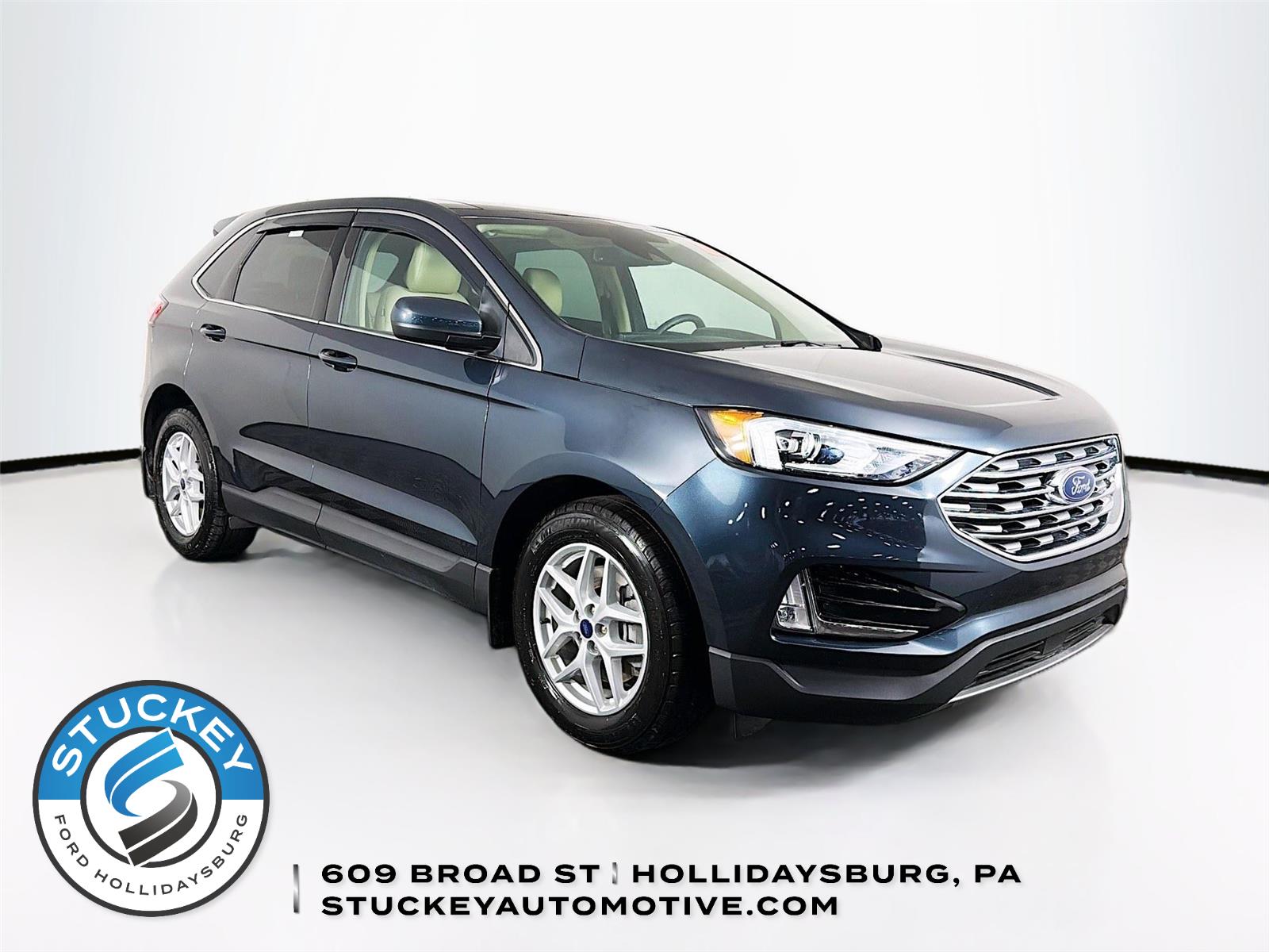 Stone Blue 2022 Ford Edge SEL AWD SUV / Crossover All-Wheel Drive 8-Speed Automatic