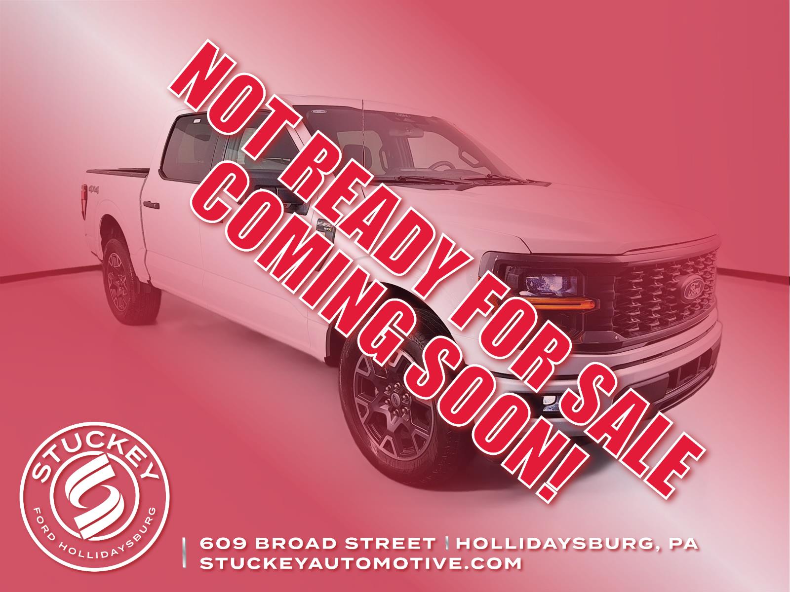 Oxford White 2024 Ford F-150 STX 4dr SuperCrew 4WD Pickup Truck Four-Wheel Drive Automatic