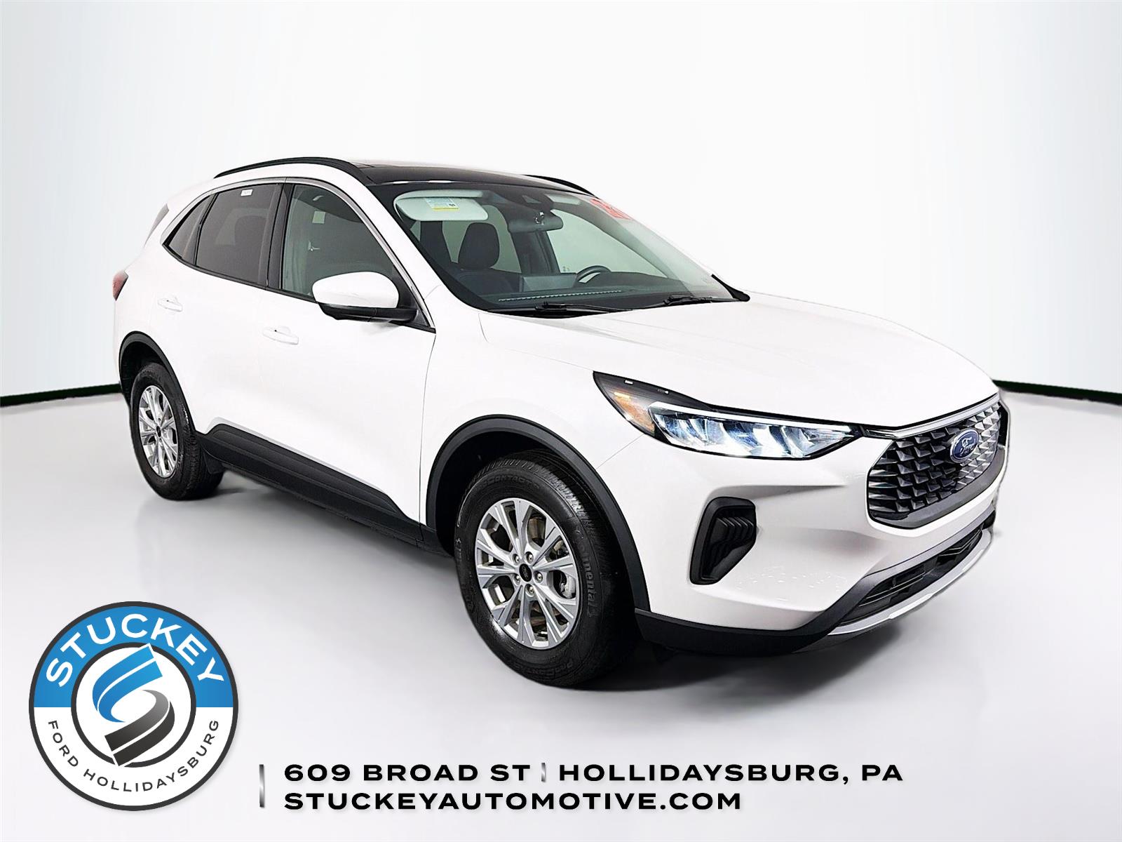 Star White Metallic Tri-Coat 2023 Ford Escape Active AWD SUV / Crossover All-Wheel Drive 8-Speed Automatic