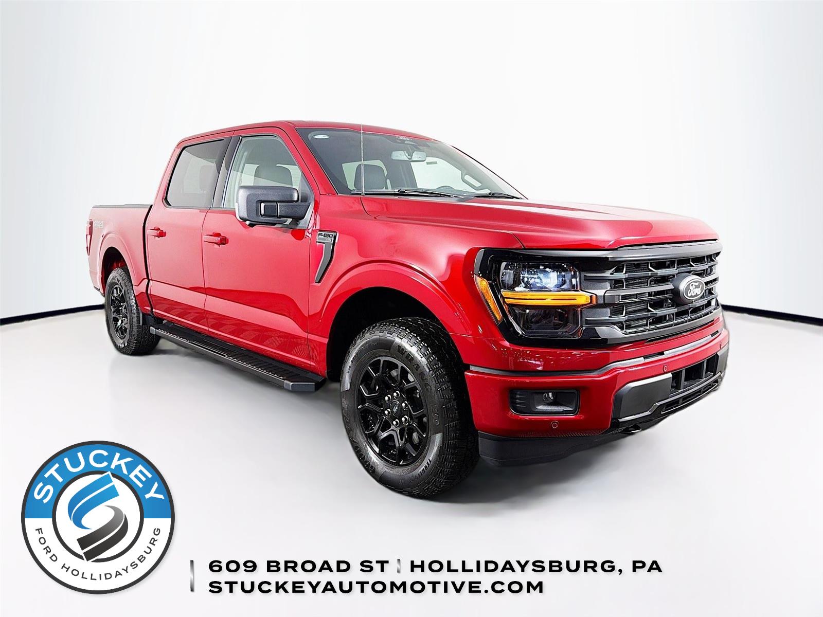 Rapid Red Metallic Tinted Clearcoat 2025 Ford F-150 XLT SuperCrew 4WD Pickup Truck Four-Wheel Drive Automatic
