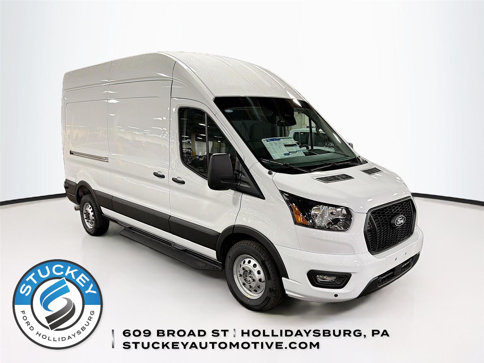 Oxford White 2026 Ford Transit Cargo 350 High Roof LB AWD Van All-Wheel Drive Automatic