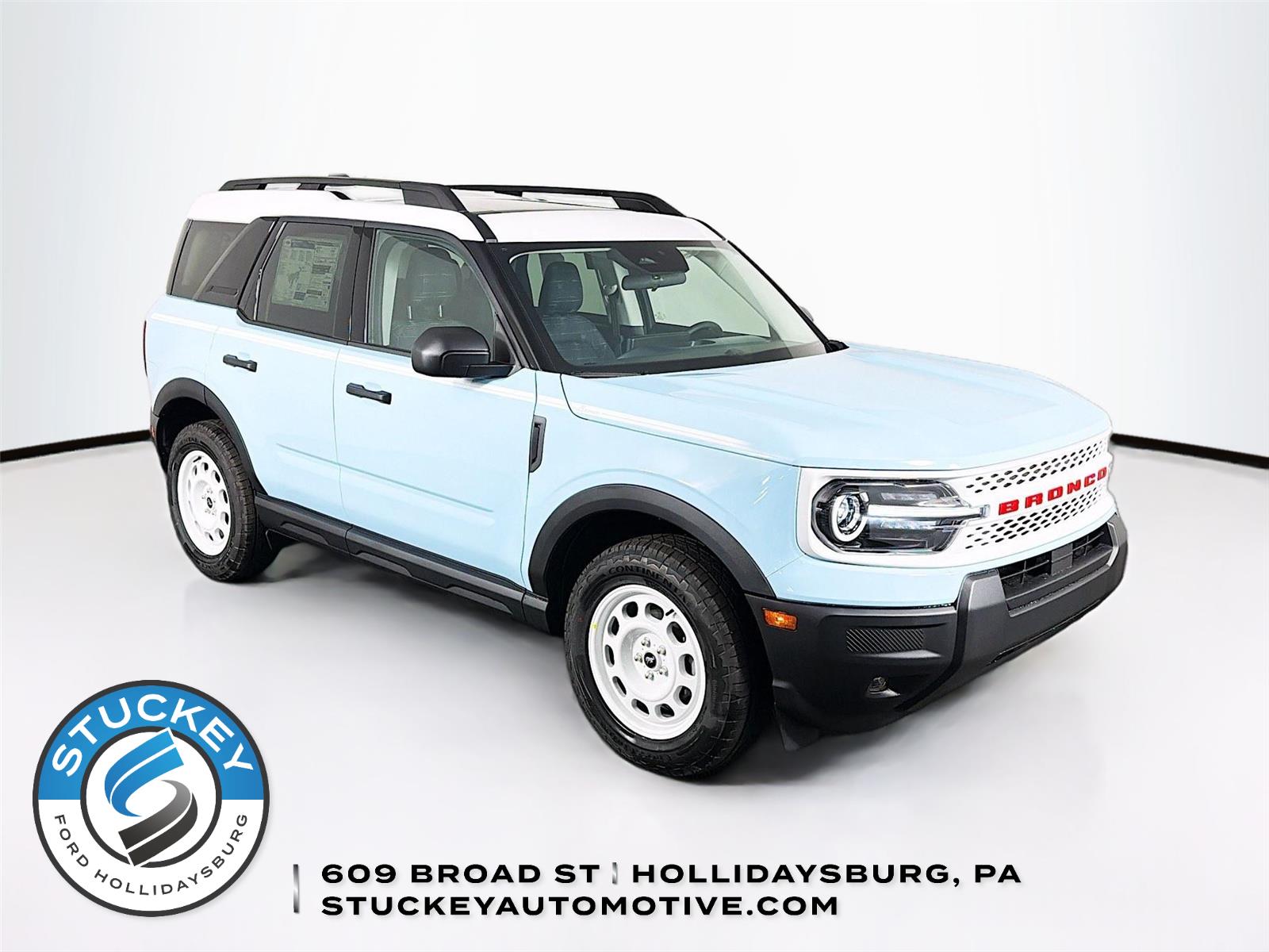 Robins Egg Blue 2026 Ford Bronco Sport Heritage AWD SUV / Crossover All-Wheel Drive 8-Speed Automatic