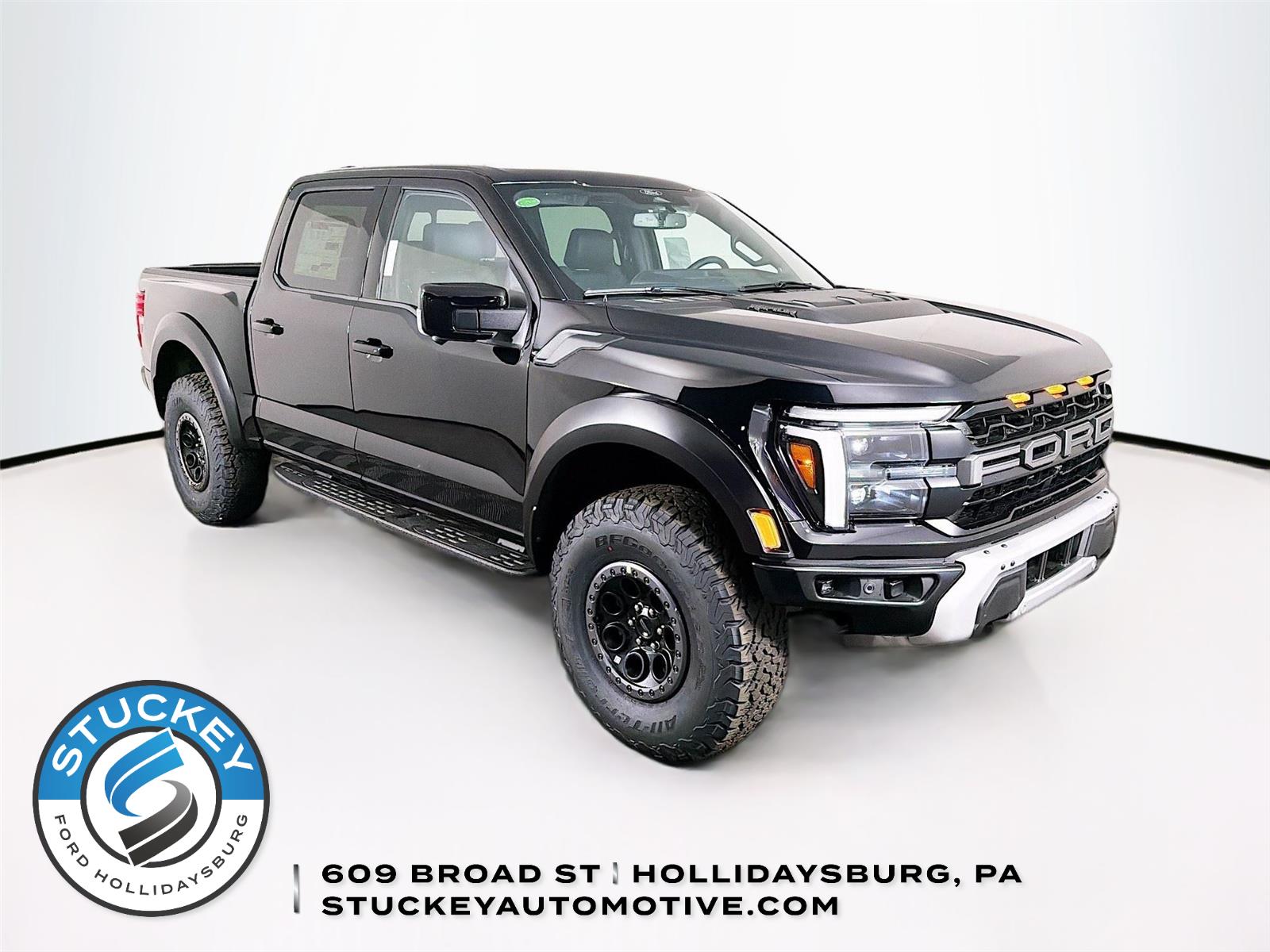 Agate Black 2026 Ford F-150 Raptor SuperCrew 4WD Pickup Truck Four-Wheel Drive Automatic