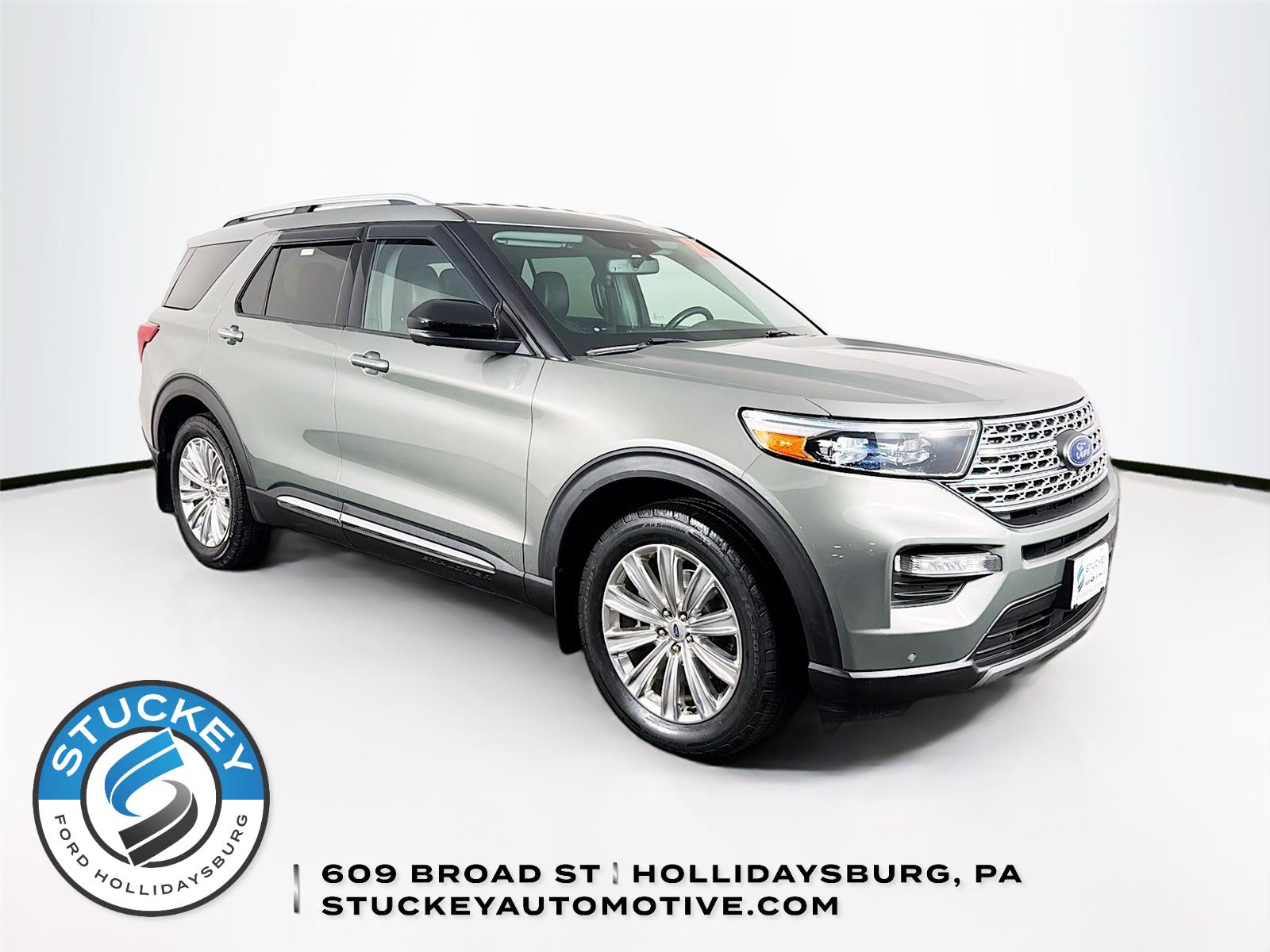 Silver Spruce 2020 Ford Explorer Limited AWD SUV / Crossover All-Wheel Drive Automatic