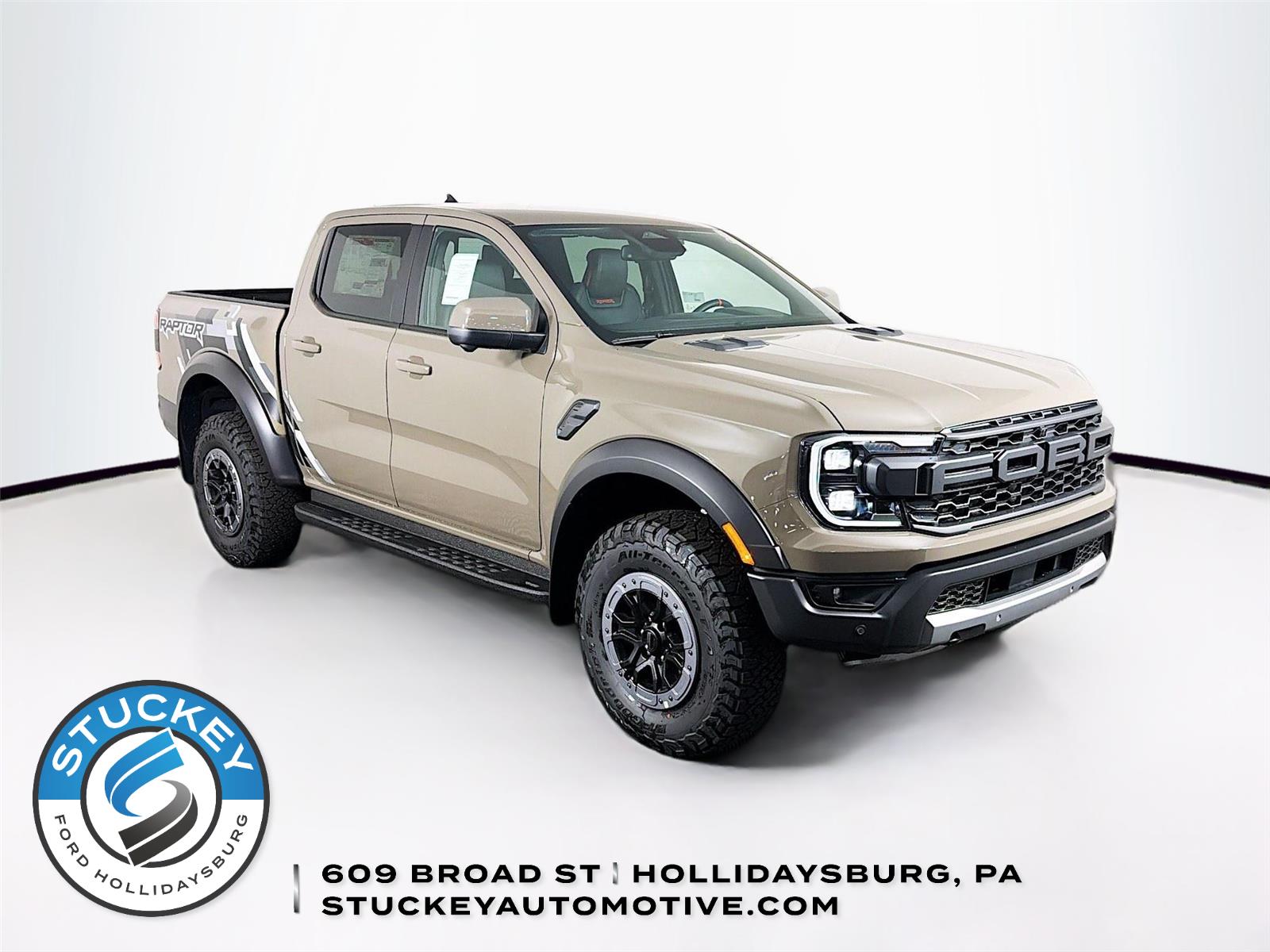 Marsh Gray 2026 Ford Ranger Raptor SuperCrew 4WD Pickup Truck Four-Wheel Drive Automatic