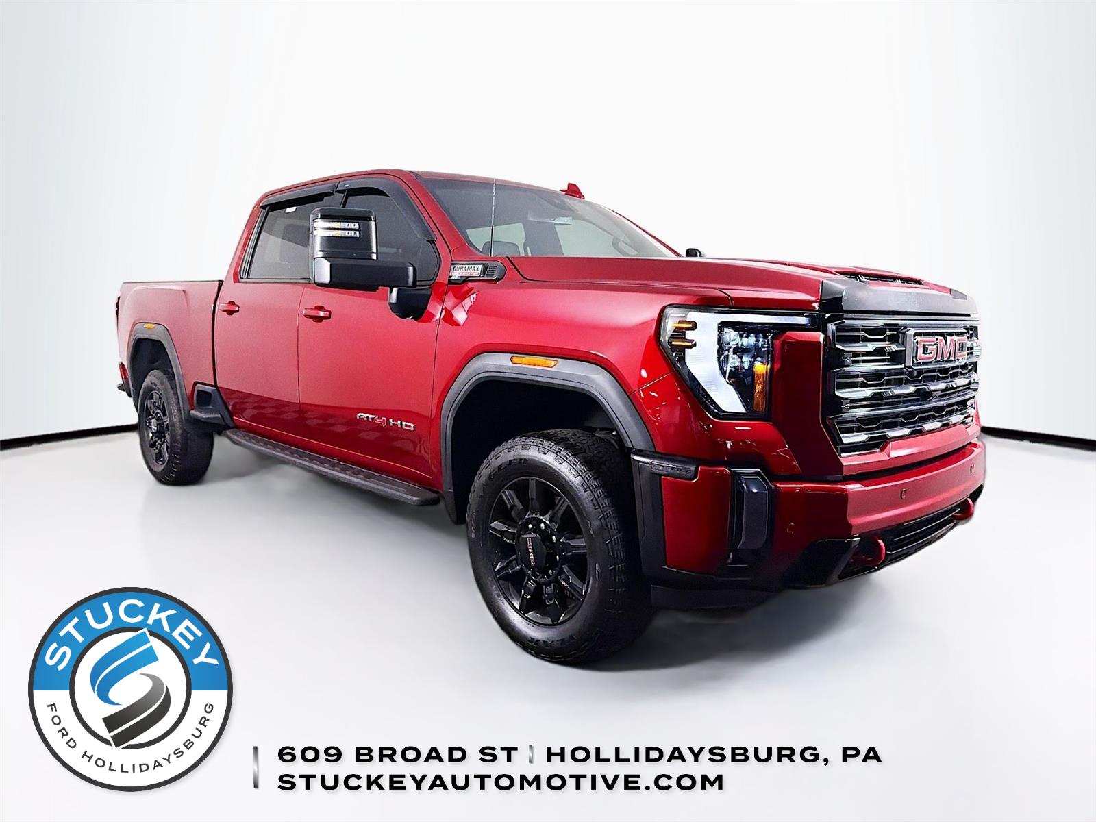 Volcanic Red Tintcoat 2024 GMC Sierra 2500HD AT4 Crew Cab 4WD Pickup Truck Four-Wheel Drive Automatic