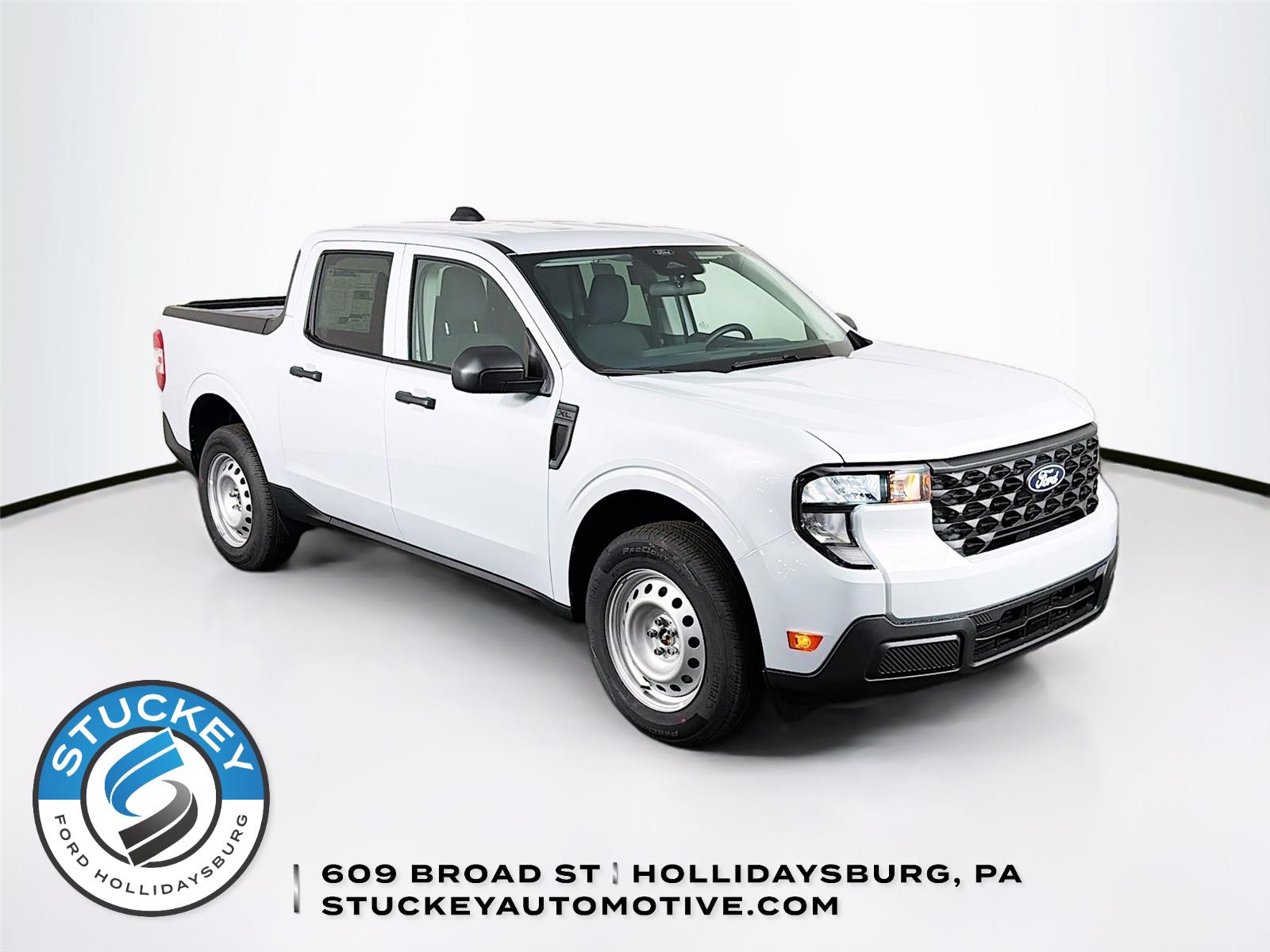 Space White Metallic 2026 Ford Maverick XL SuperCrew AWD Pickup Truck All-Wheel Drive Continuously Variable Transmission