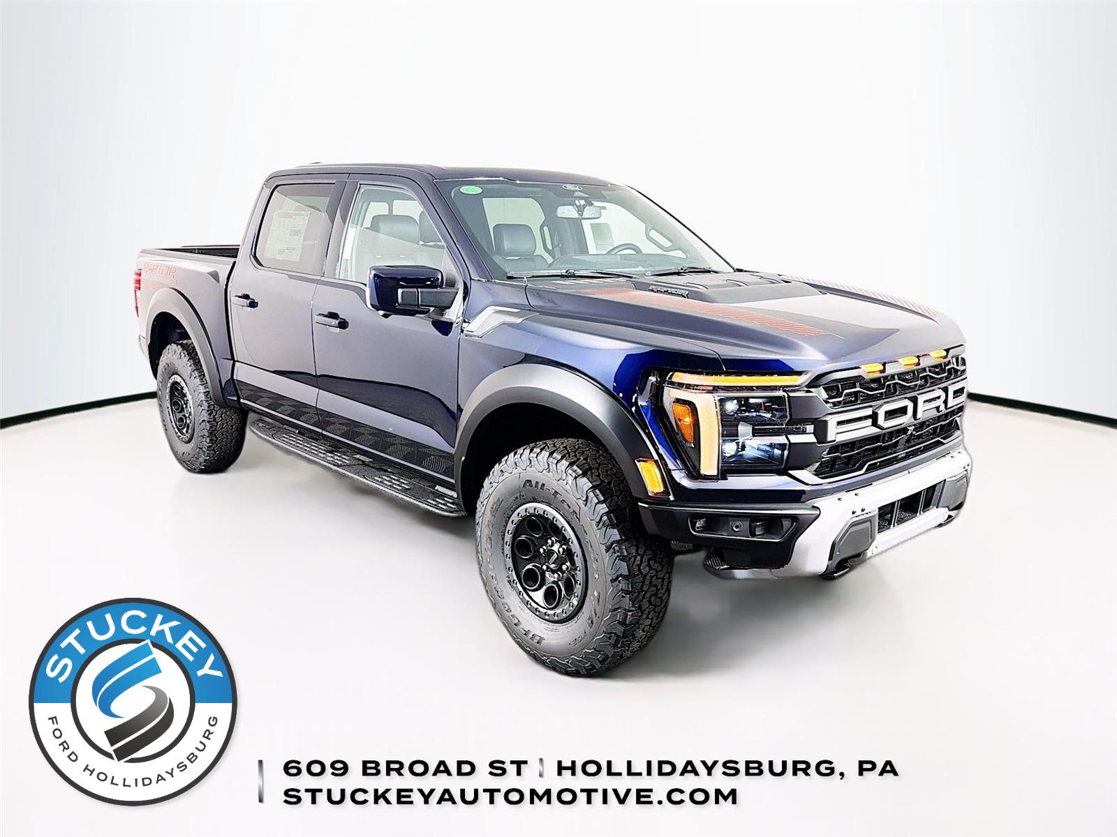 Antimatter Blue Metallic 2026 Ford F-150 Raptor SuperCrew 4WD Pickup Truck Four-Wheel Drive Automatic