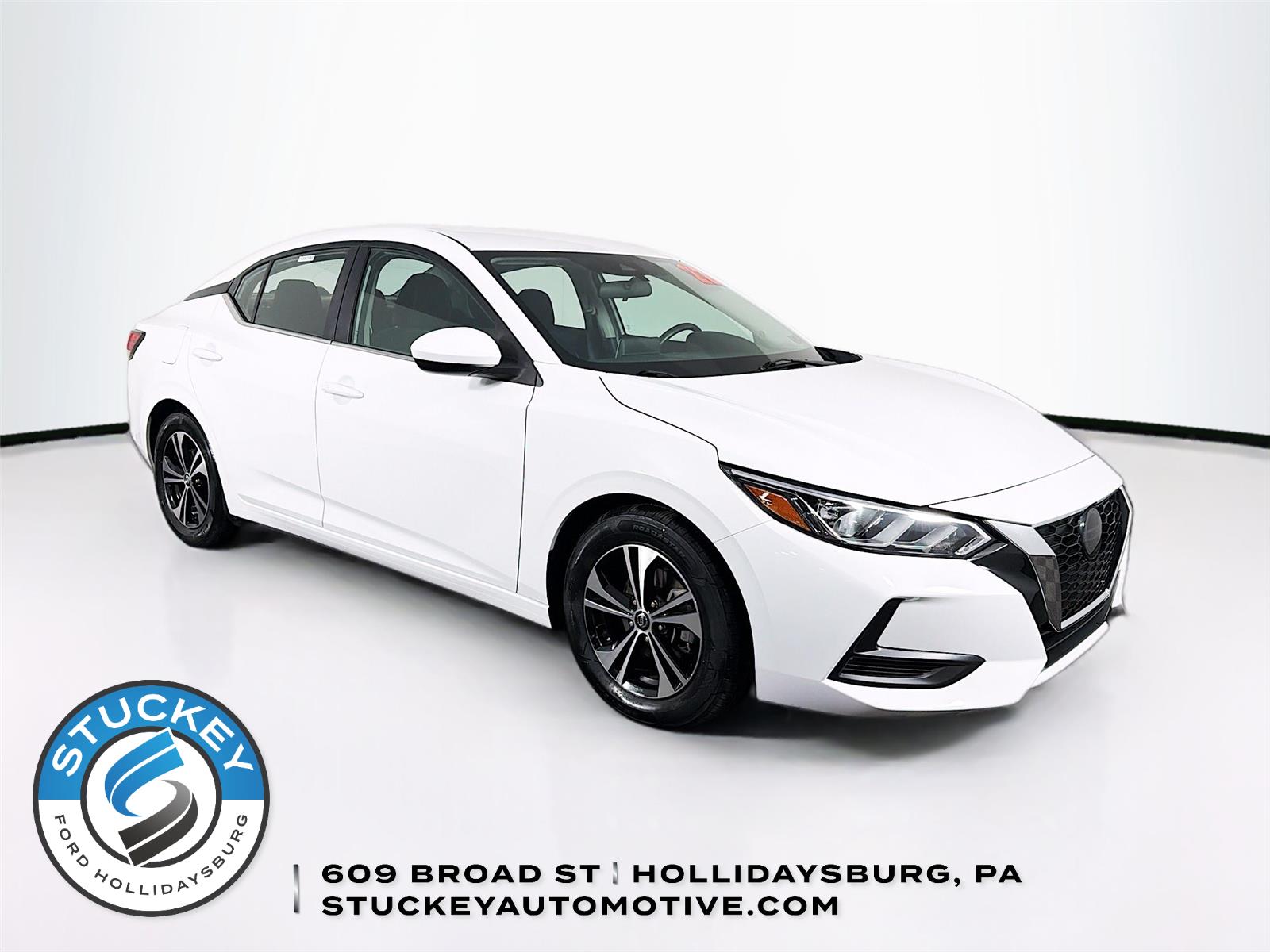 White (Fresh Powder) 2022 Nissan Sentra SV FWD Sedan Front-Wheel Drive Continuously Variable Transmission