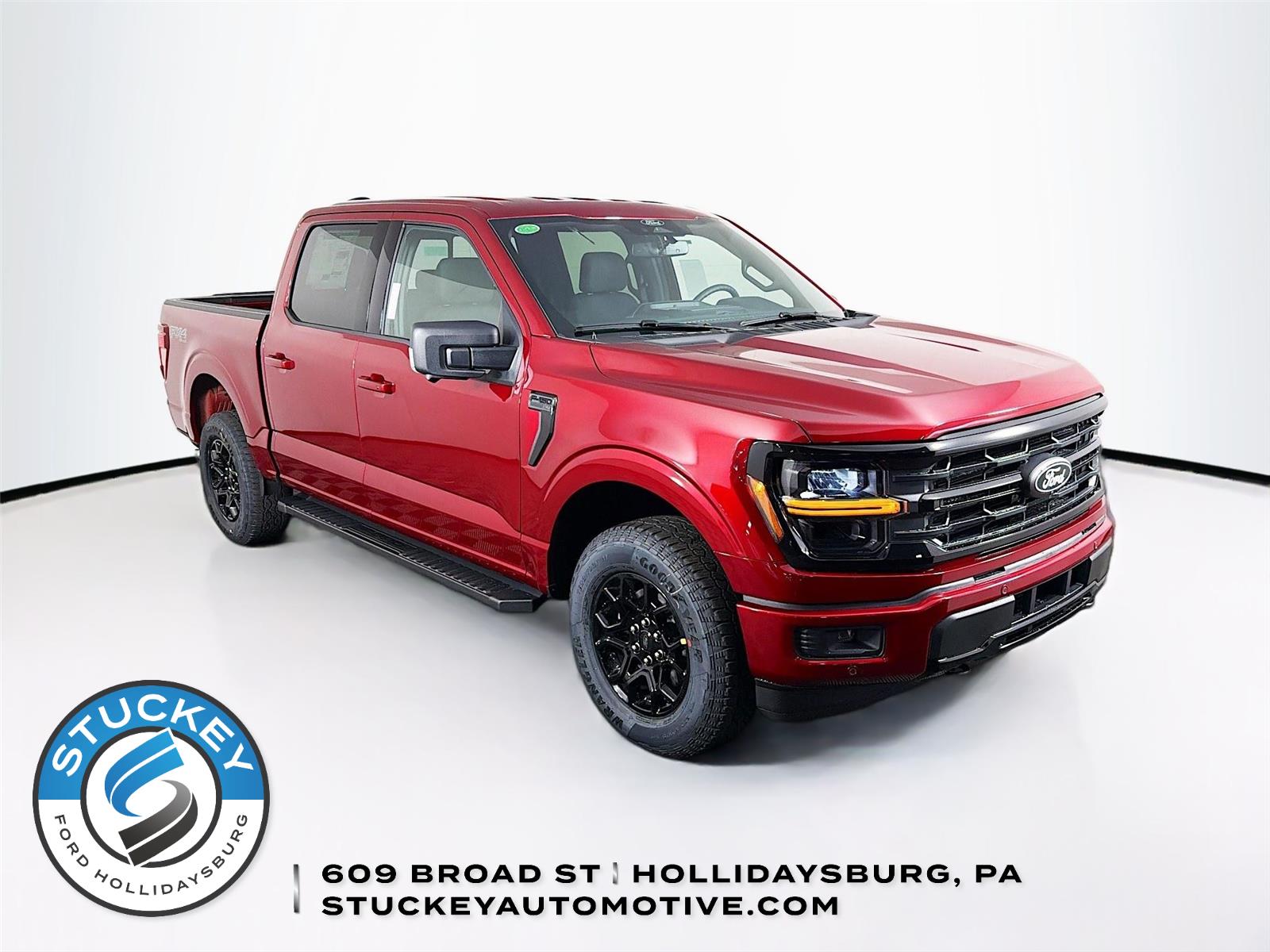 Ruby Red Metallic Tinted Clearcoat 2026 Ford F-150 XLT SuperCrew 4WD Pickup Truck Four-Wheel Drive Automatic