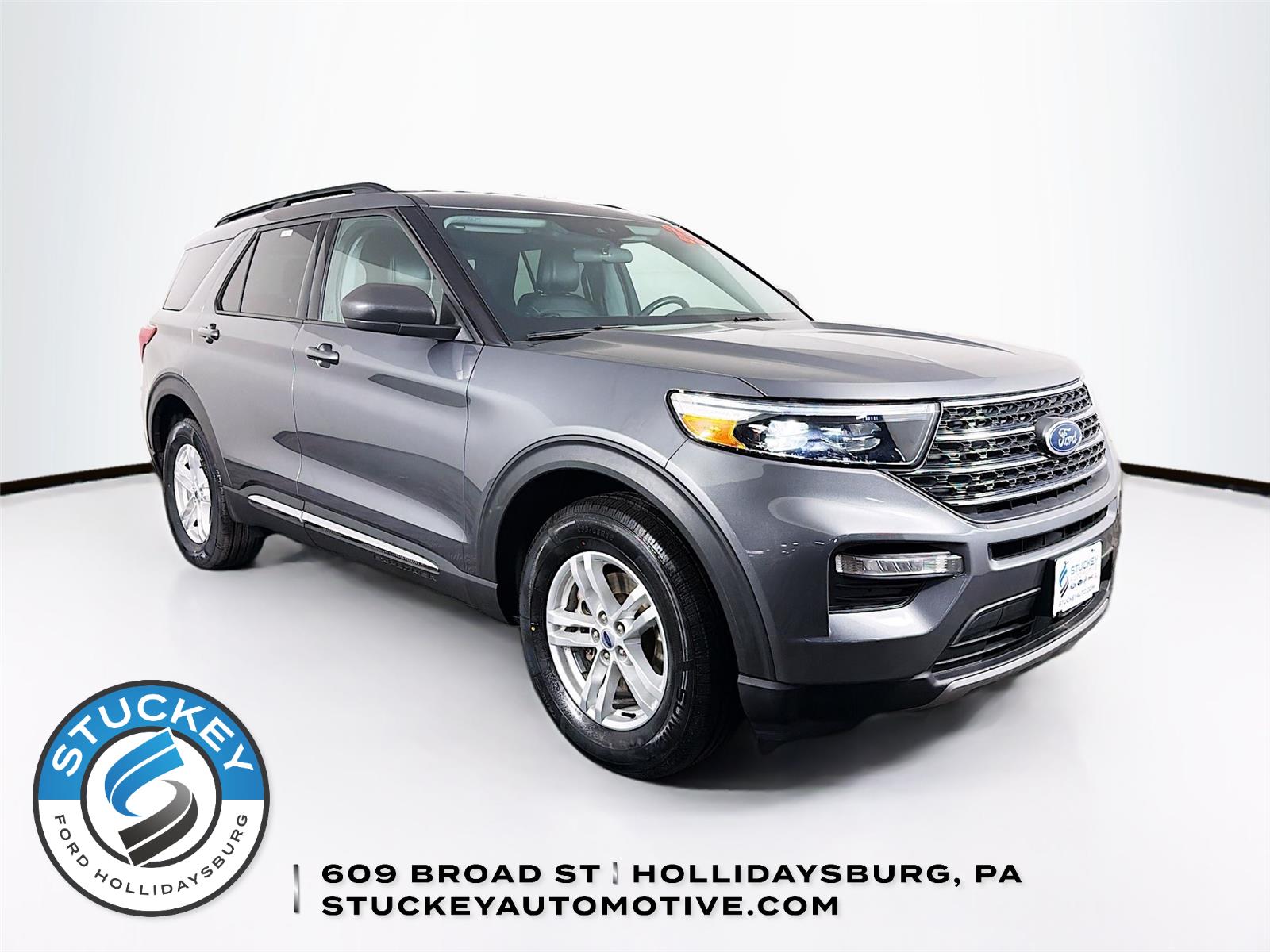 Carbonized Gray 2023 Ford Explorer XLT AWD SUV / Crossover All-Wheel Drive Automatic