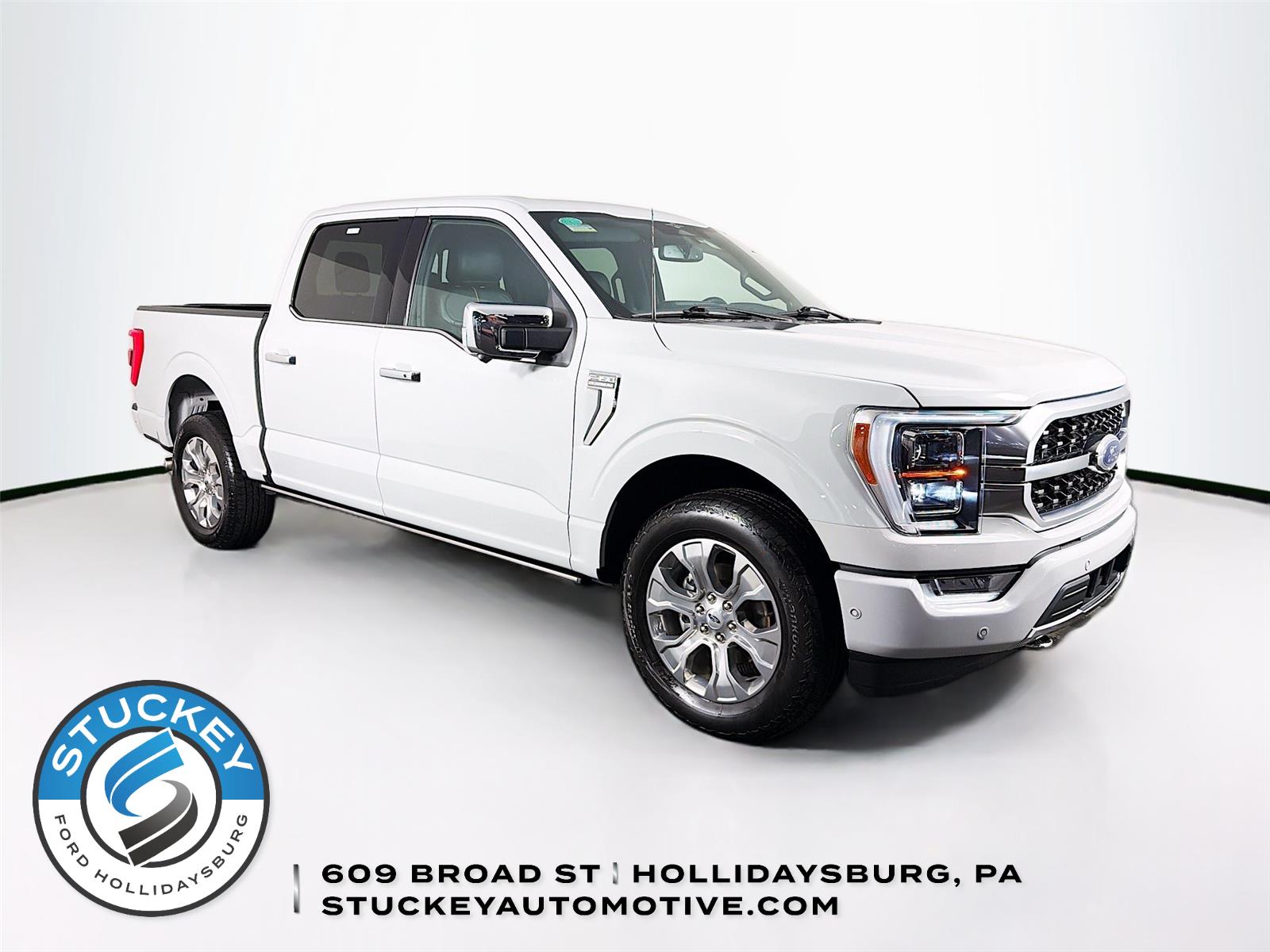 Avalanche Gray 2023 Ford F-150 Platinum SuperCrew 4WD Pickup Truck Four-Wheel Drive Automatic