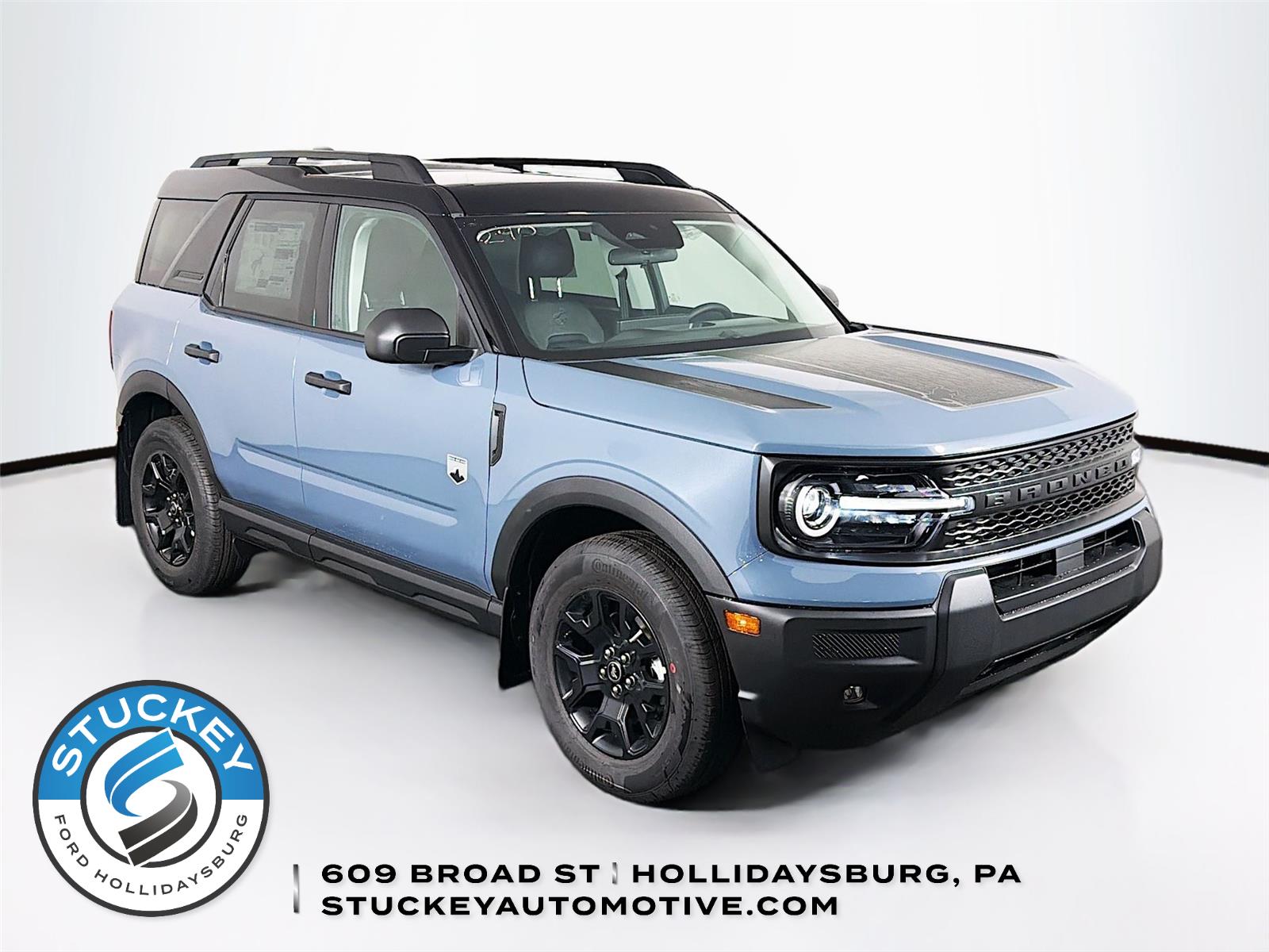 Blue (Azure Gray Metallic Tri-Coat) 2026 Ford Bronco Sport SUV / Crossover All-Wheel Drive 8-Speed Automatic