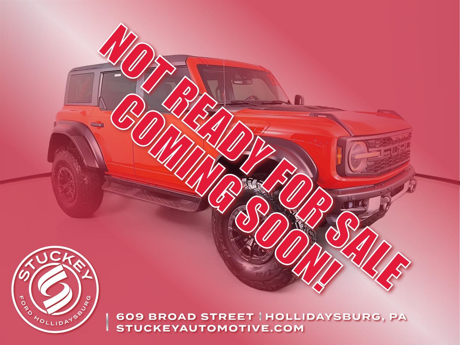 Code Orange 2023 Ford Bronco Raptor 4WD SUV / Crossover Four-Wheel Drive Automatic
