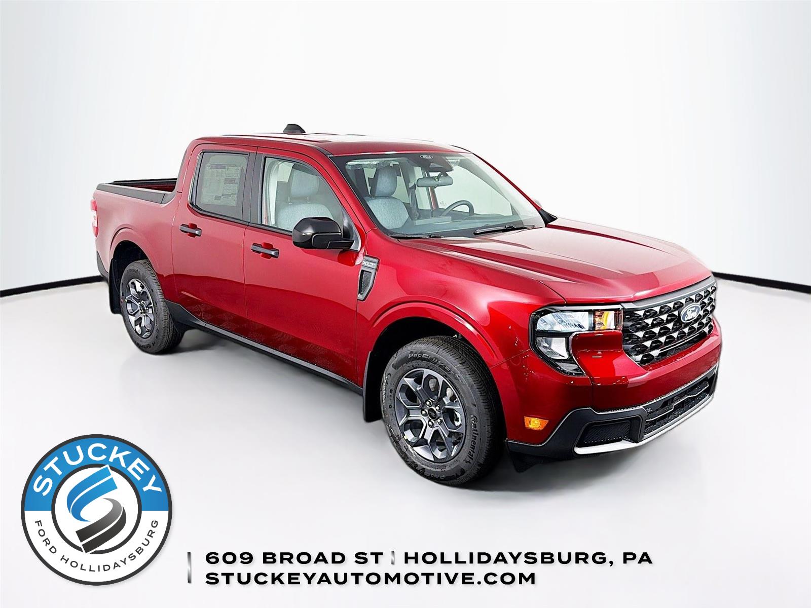 Ruby Red Metallic Tinted Clearcoat 2026 Ford Maverick XLT SuperCrew AWD Pickup Truck All-Wheel Drive Continuously Variable Transmission