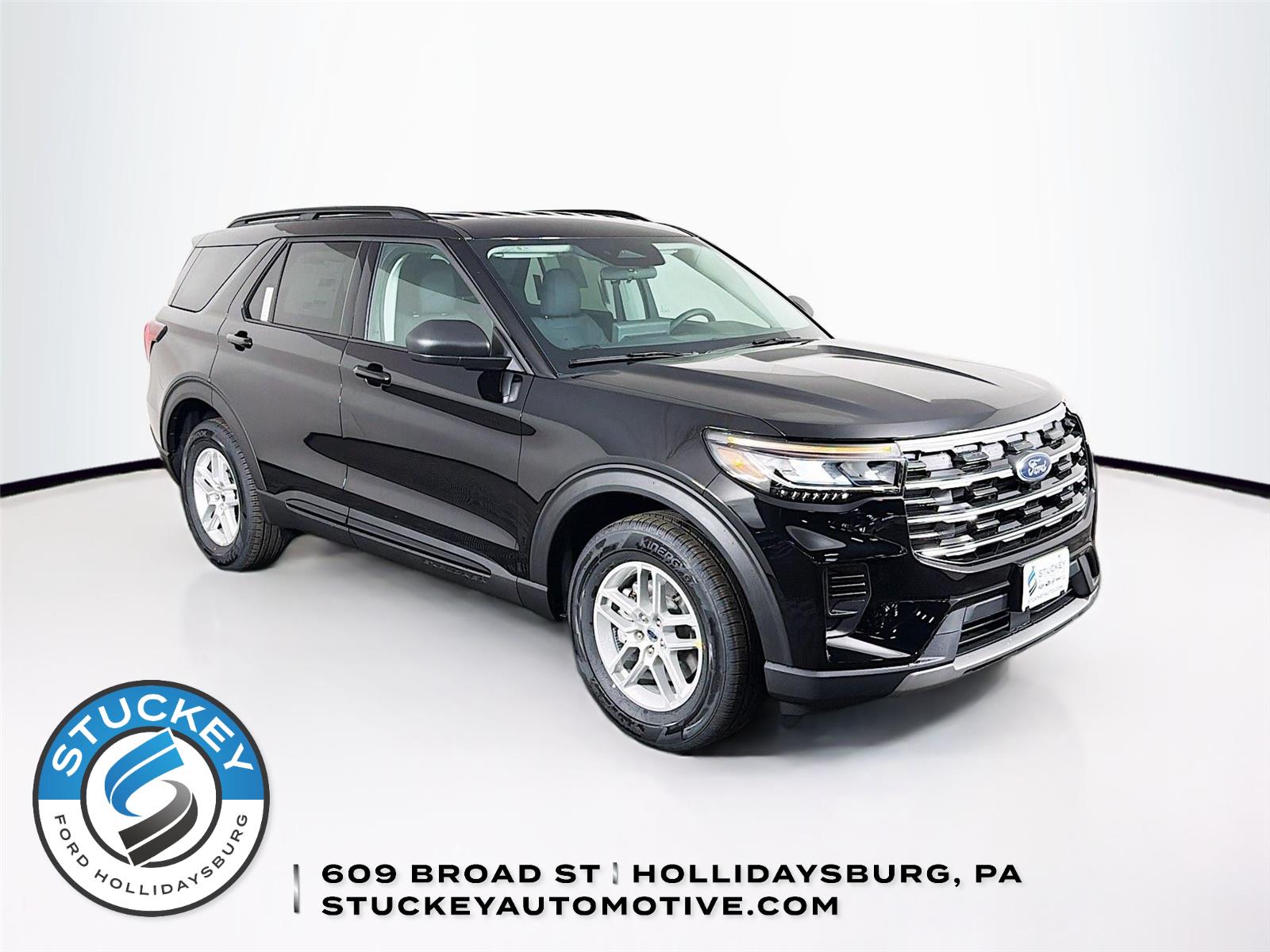 Agate Black Metallic 2026 Ford Explorer Active AWD SUV / Crossover All-Wheel Drive Automatic
