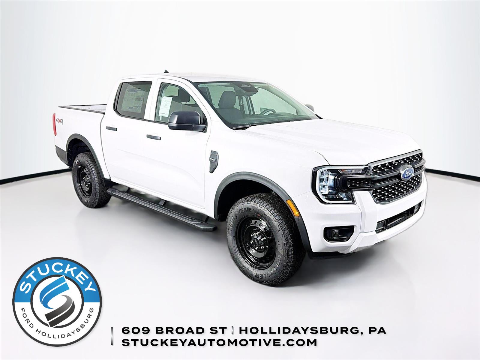 Oxford White 2026 Ford Ranger XL SuperCrew 4WD Pickup Truck Four-Wheel Drive Automatic