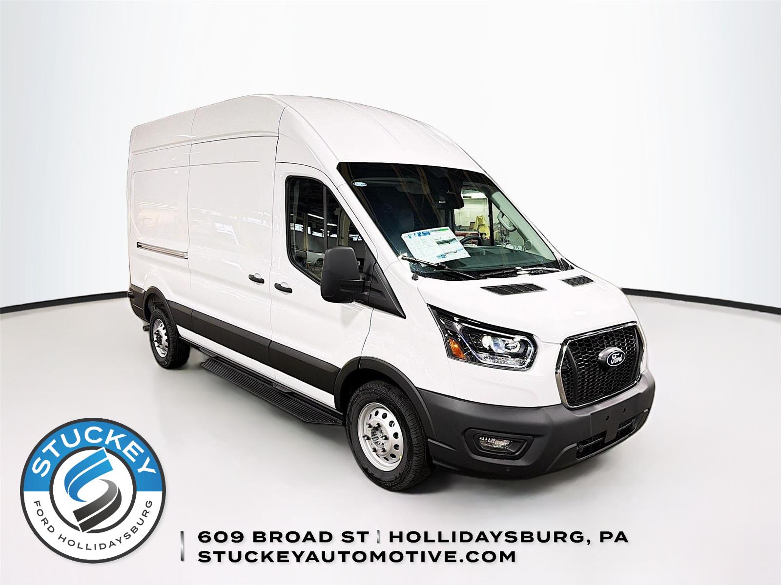 Oxford White 2026 Ford Transit Cargo Van All-Wheel Drive Automatic